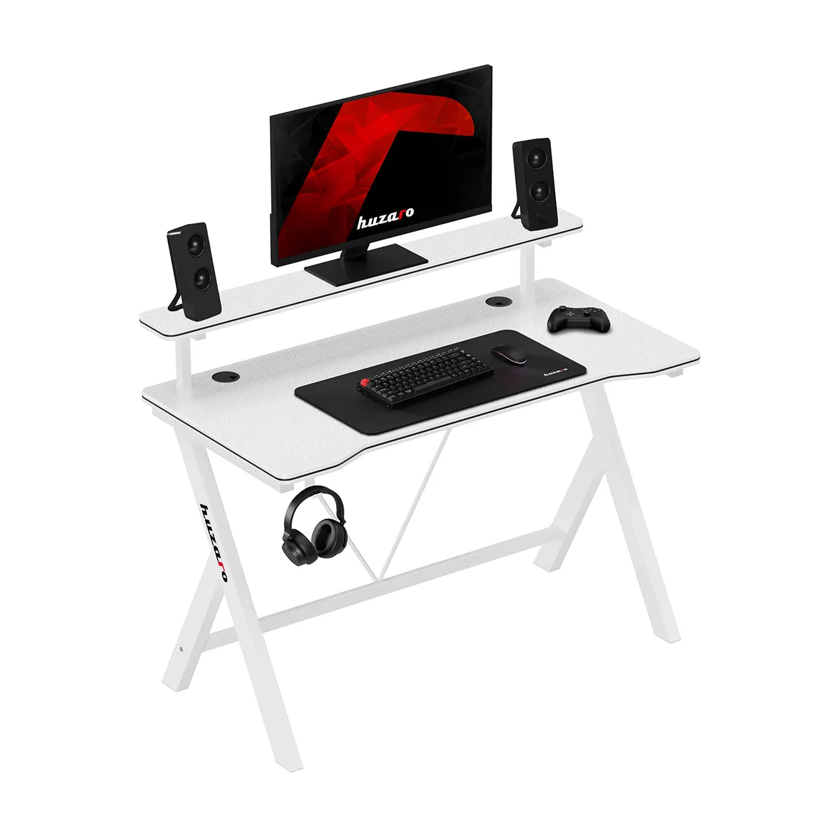 Huzaro Hero 1.9 Birou de gaming alb 120 cm