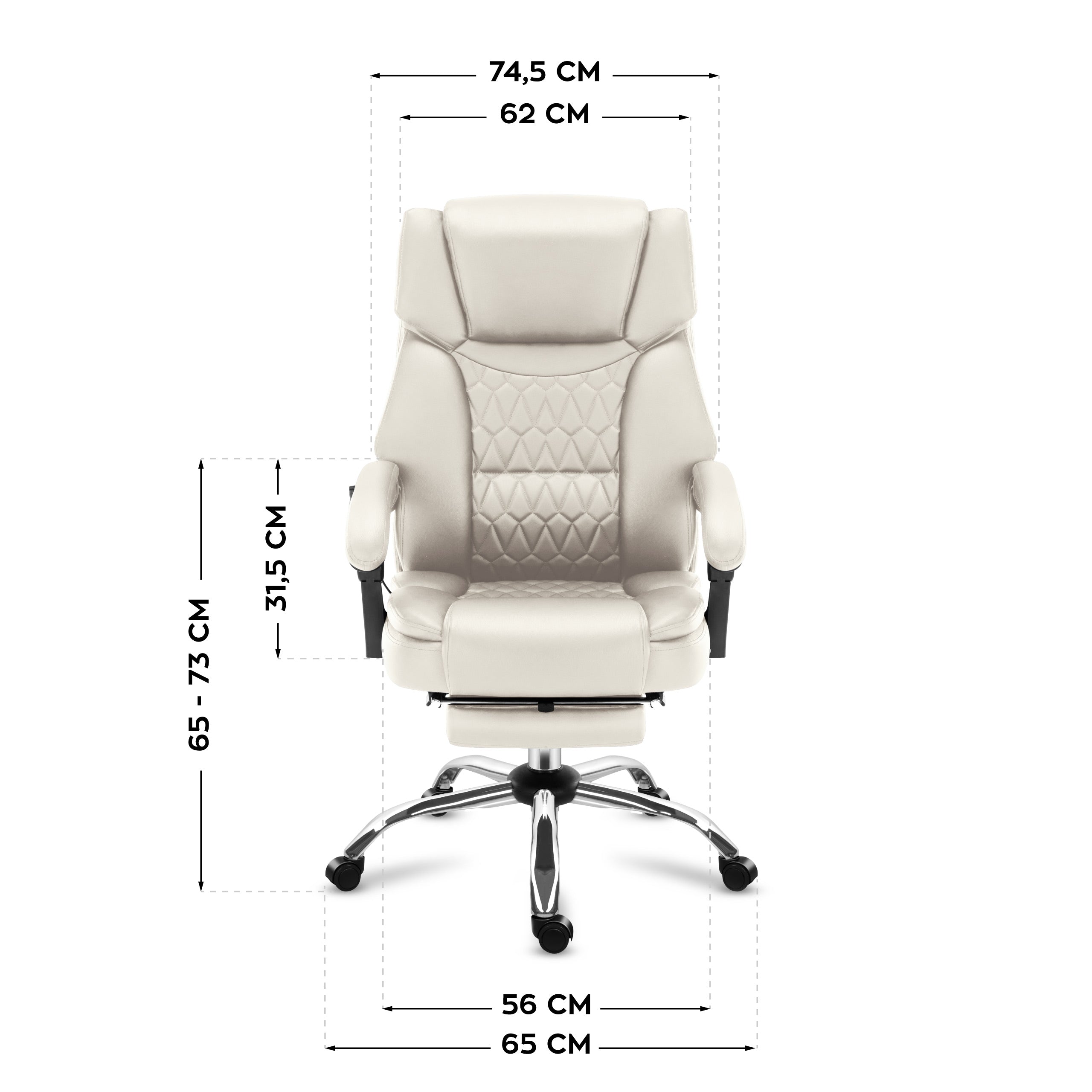 Scaun de birou Mark Adler Boss 6.0 Bej
