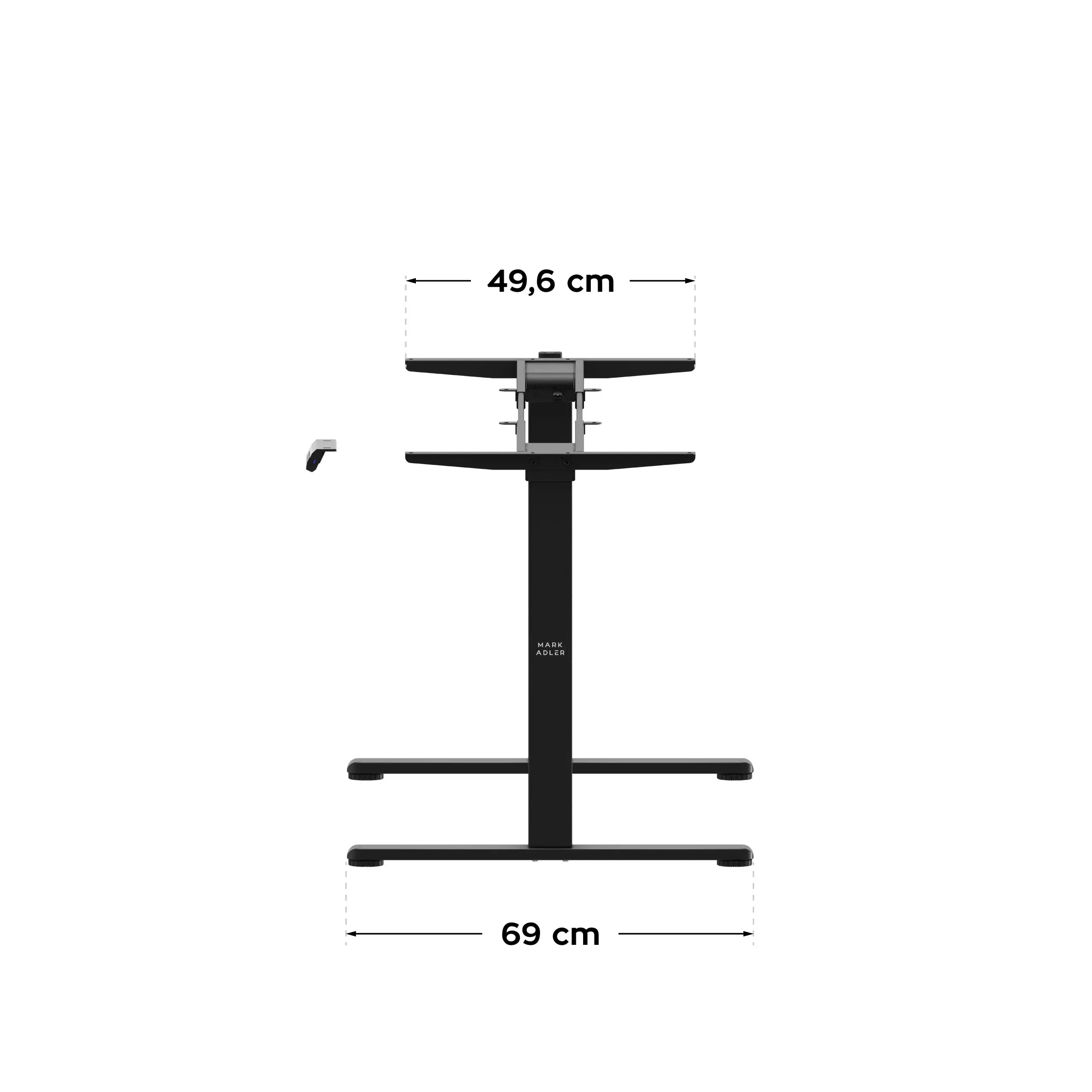 Mark Adler Xeno 4.5 Negru suport electric de birou cu două motoare