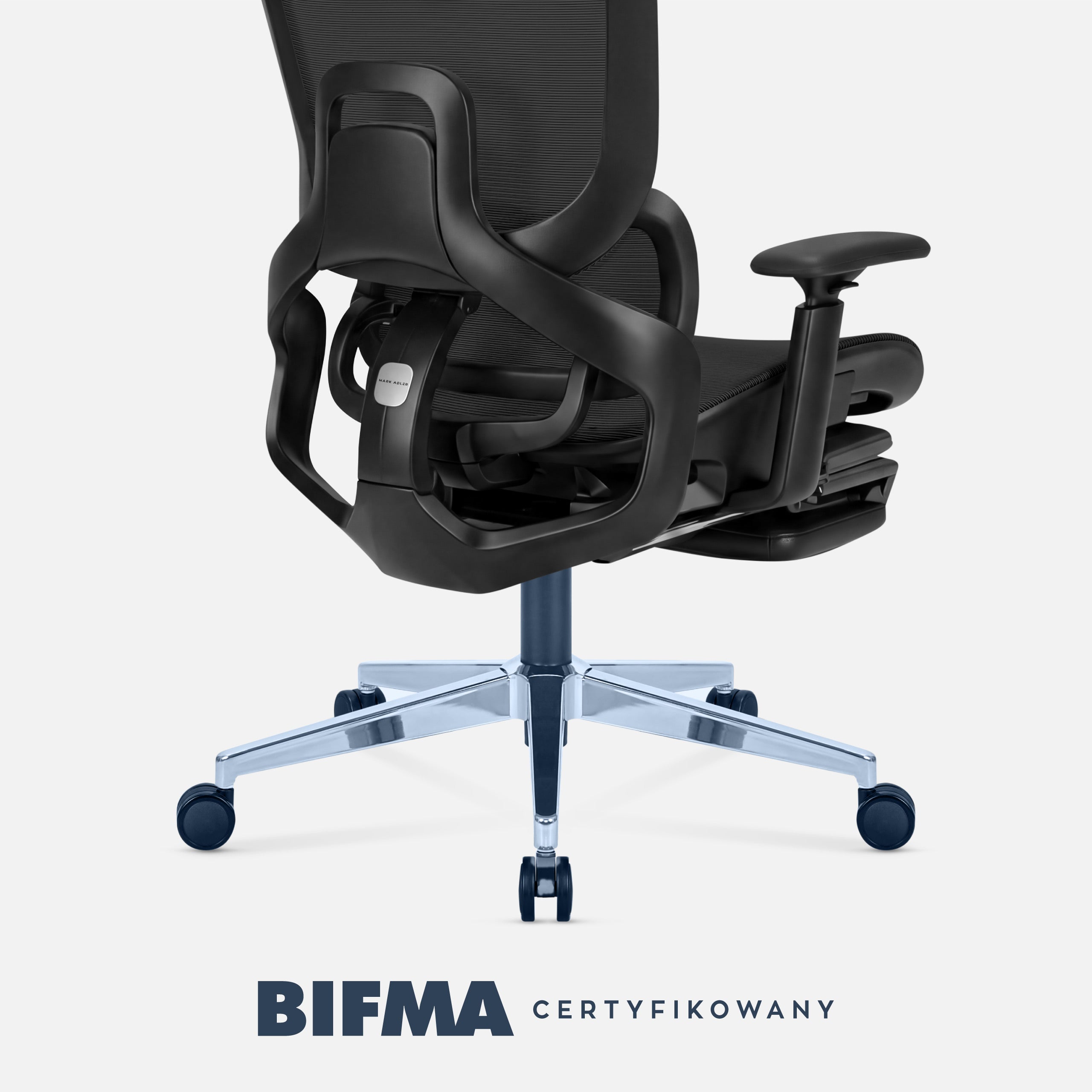 Scaun Ergonomic cu Suport pentru Picioare Mark Adler Expert 9.3 Black