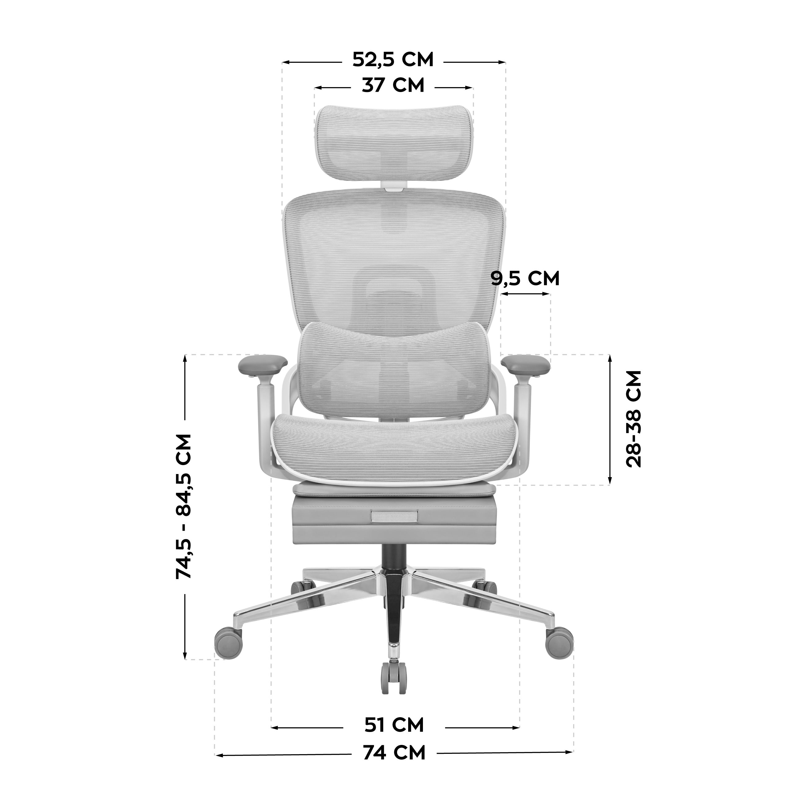 Scaun ergonomic Mark Adler Expert 9.3 Grey