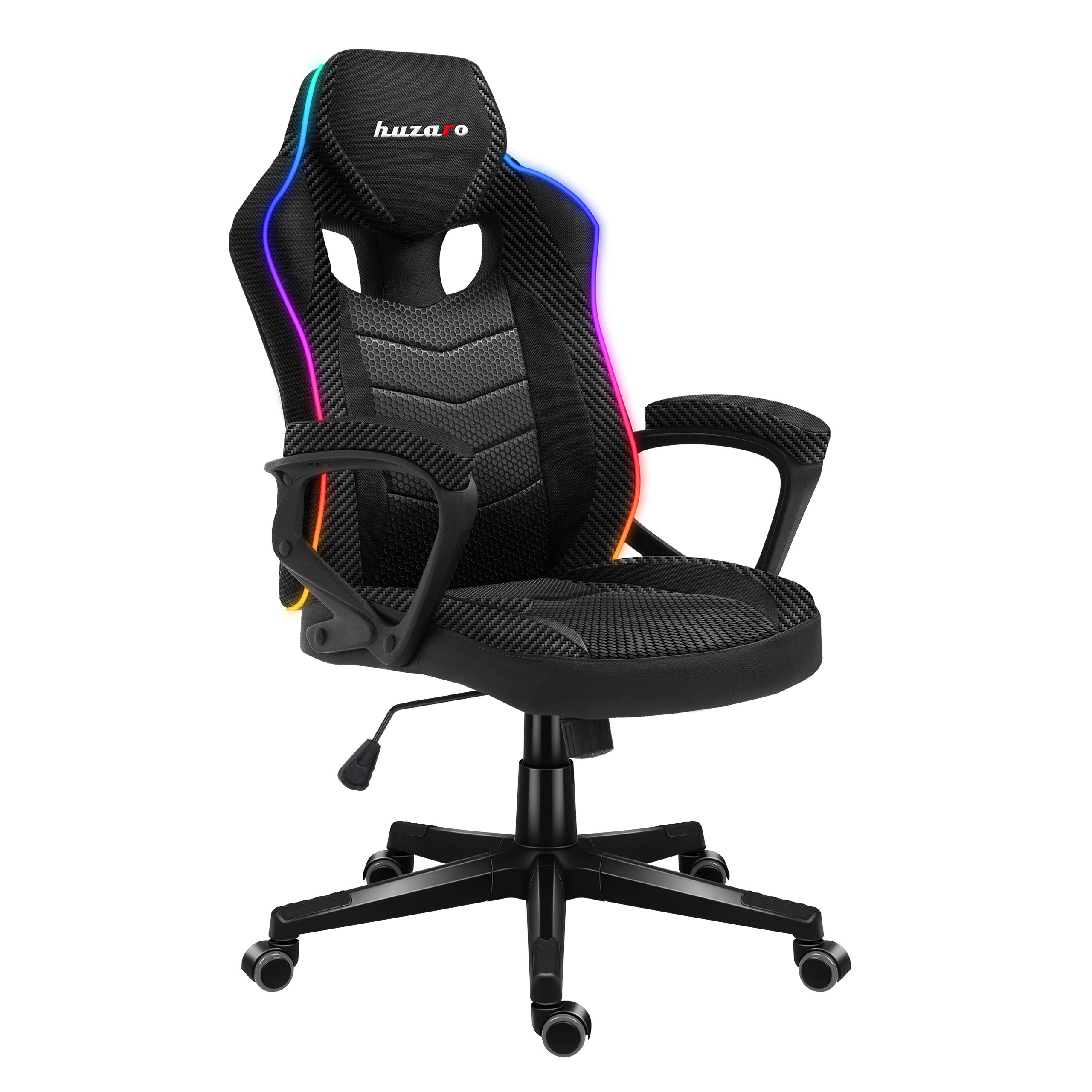 Scaun de gaming Huzaro Force 2.5 RGB Carbon Mesh