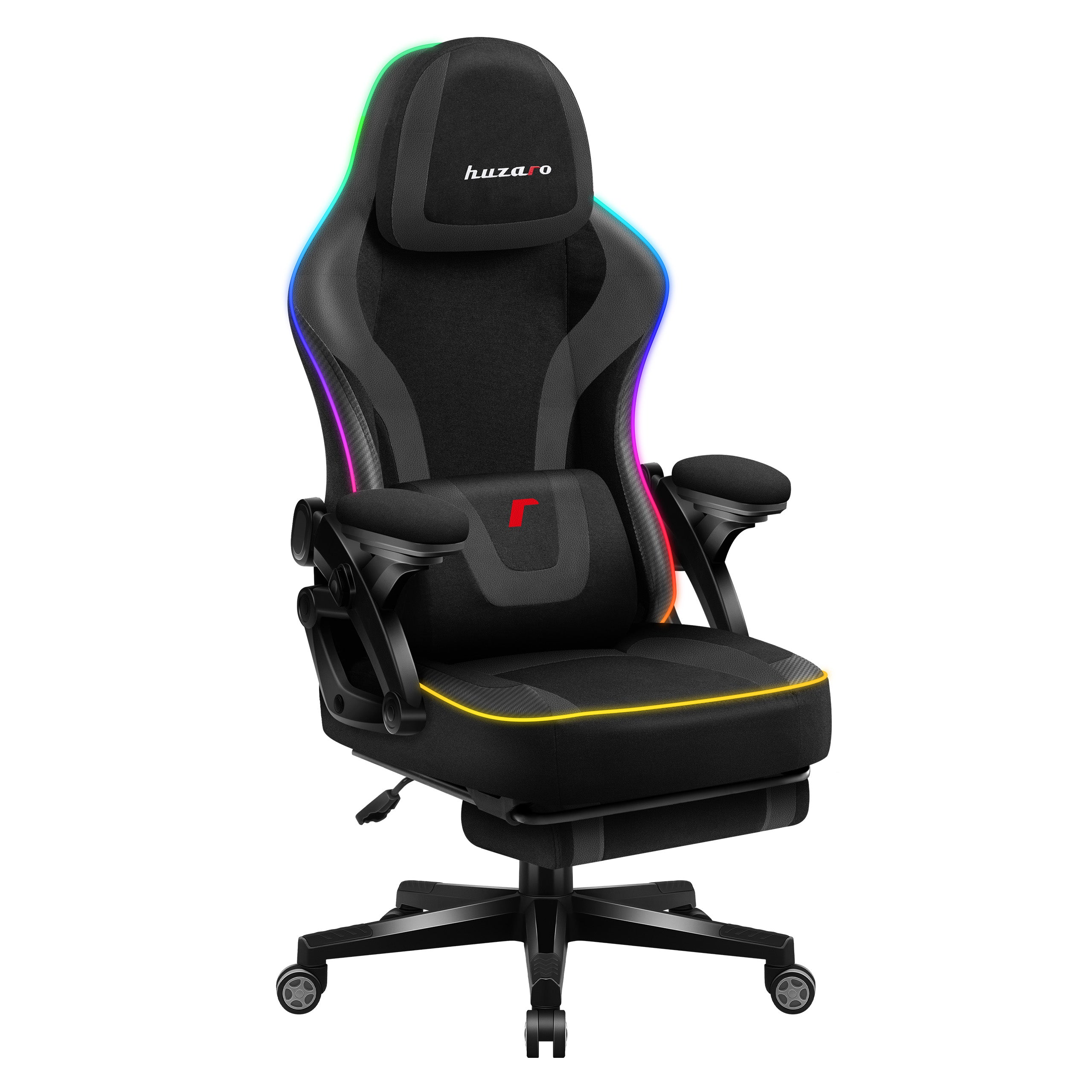 Scaun de gaming Huzaro Force 4.6 Black RGB Smart