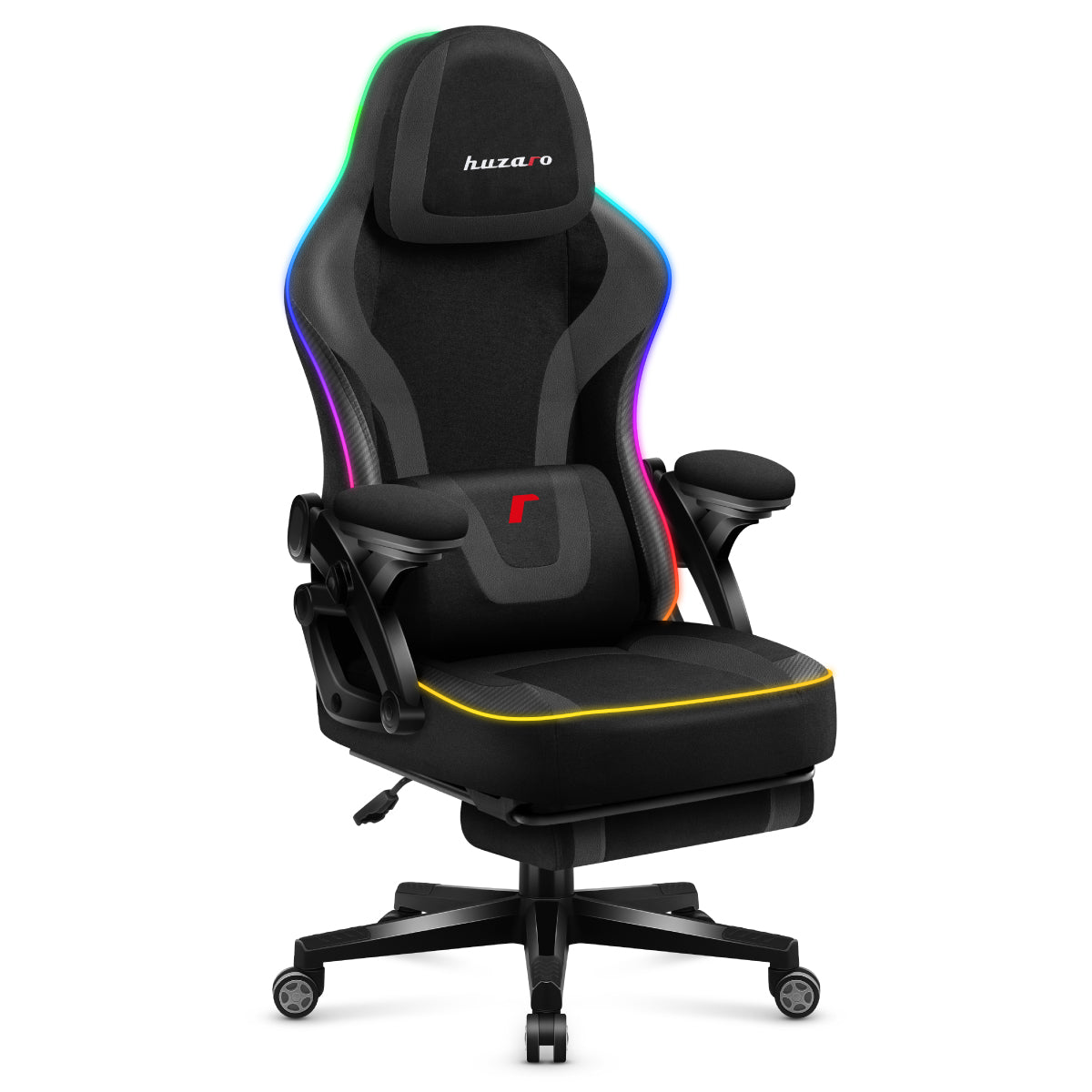 Scaun de gaming Huzaro Force 4.6 Black RGB Smart
