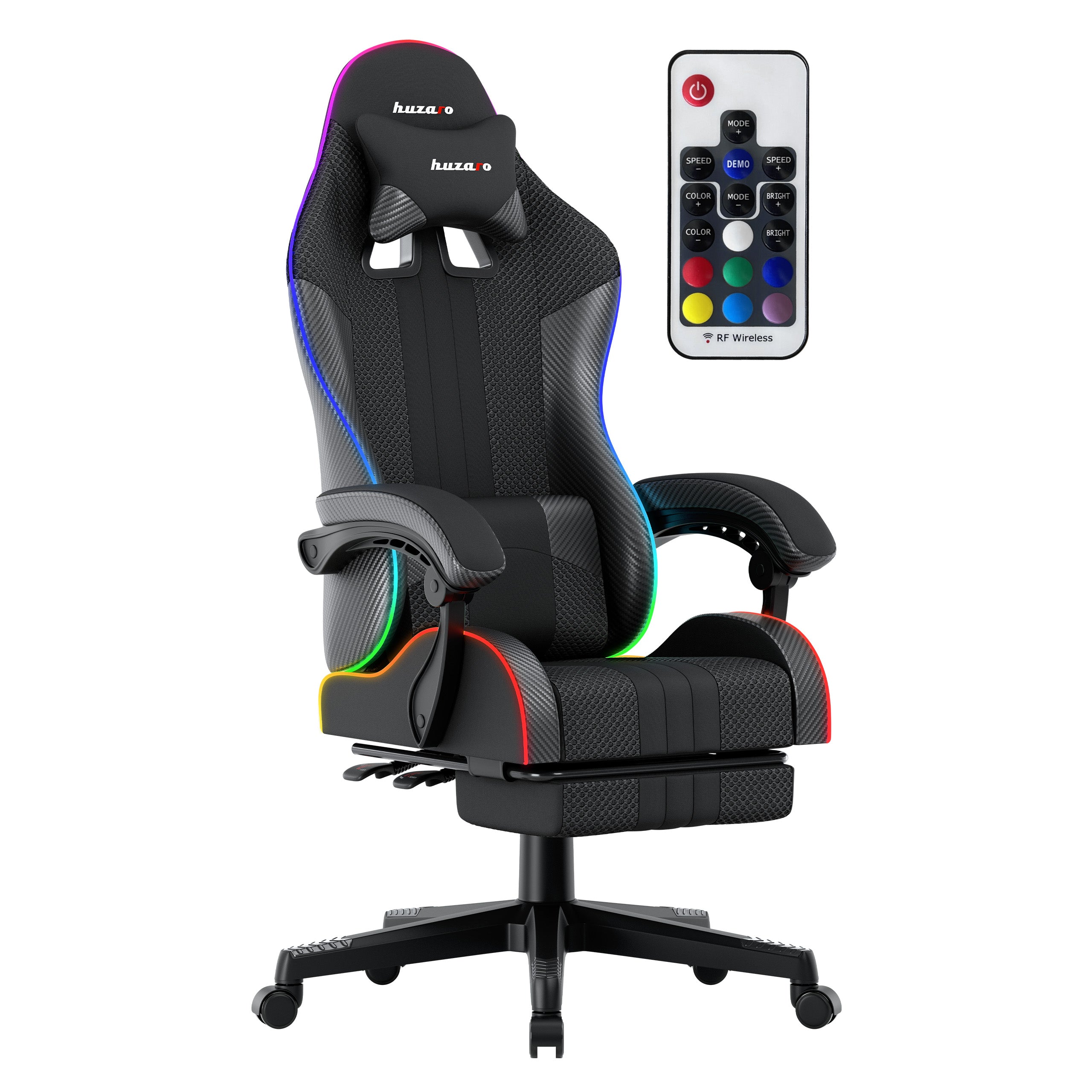 Scaun de gaming HUZARO Force 4.7 RGB Mesh