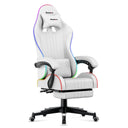 HUZARO Force 4.7 Fotoliu de gaming RGB alb