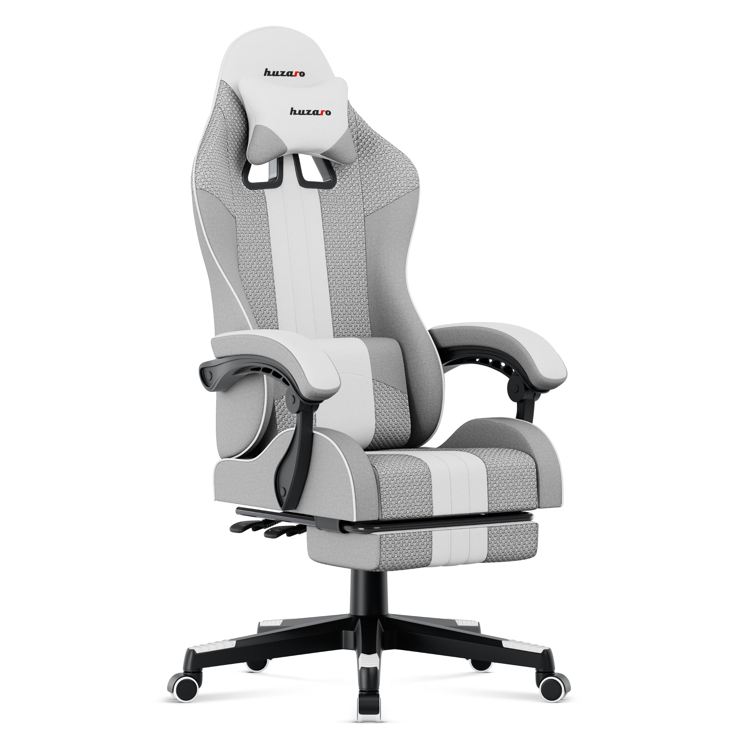 Scaun de gaming HUZARO Force 4.7 White Mesh