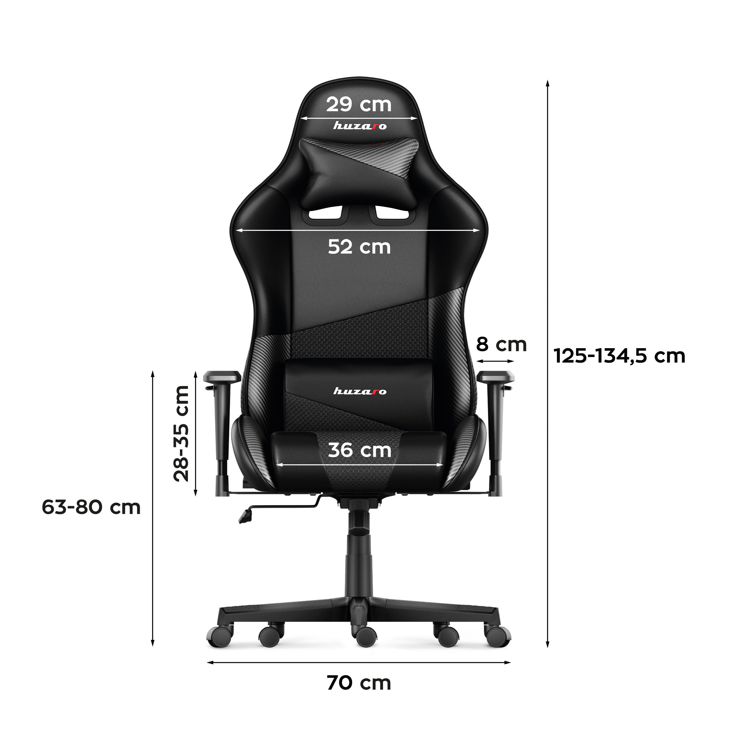 Fotoliu de gaming HUZARO FORCE 6.2 Carbon