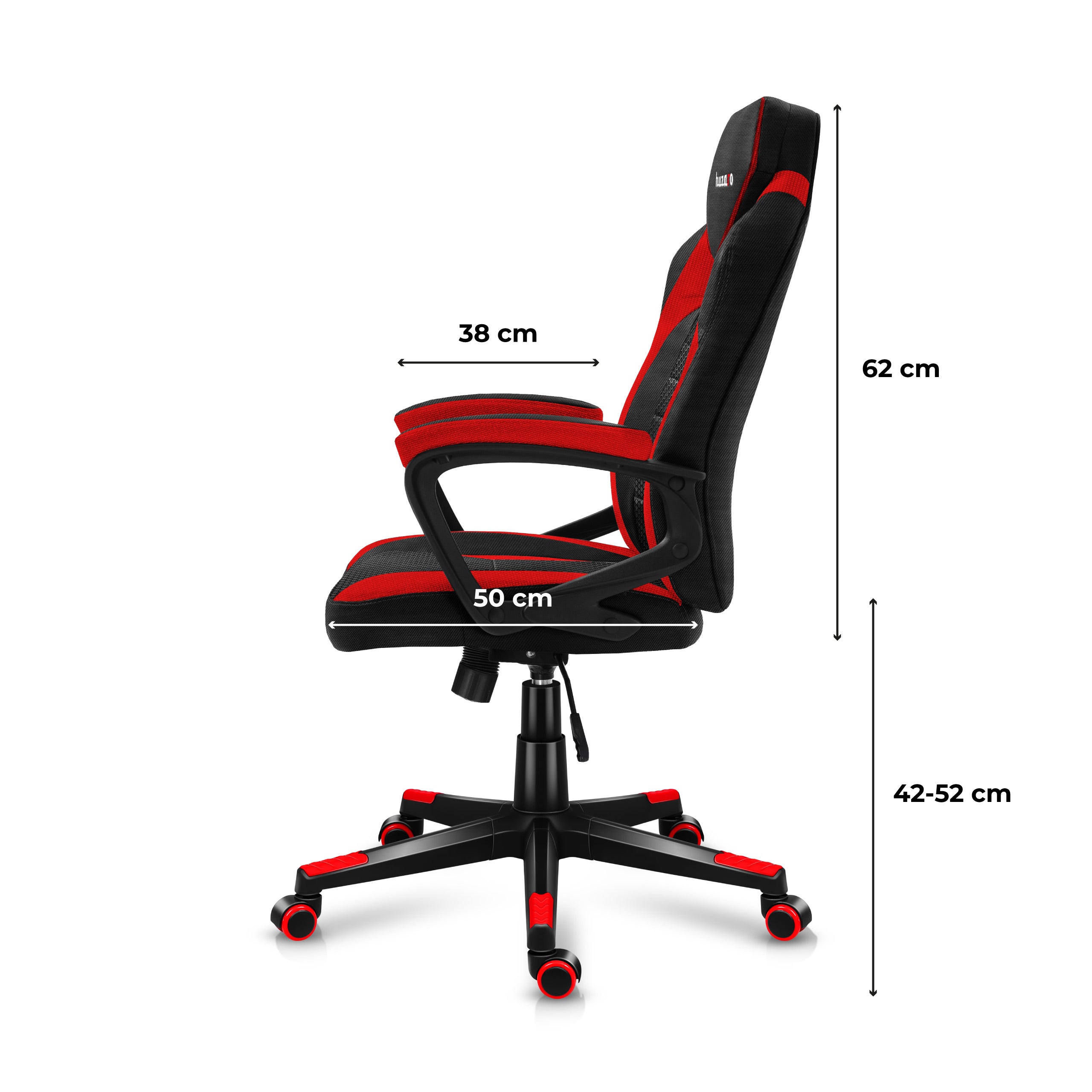 Scaun de gaming HUZARO FORCE 2.5 Red Mesh
