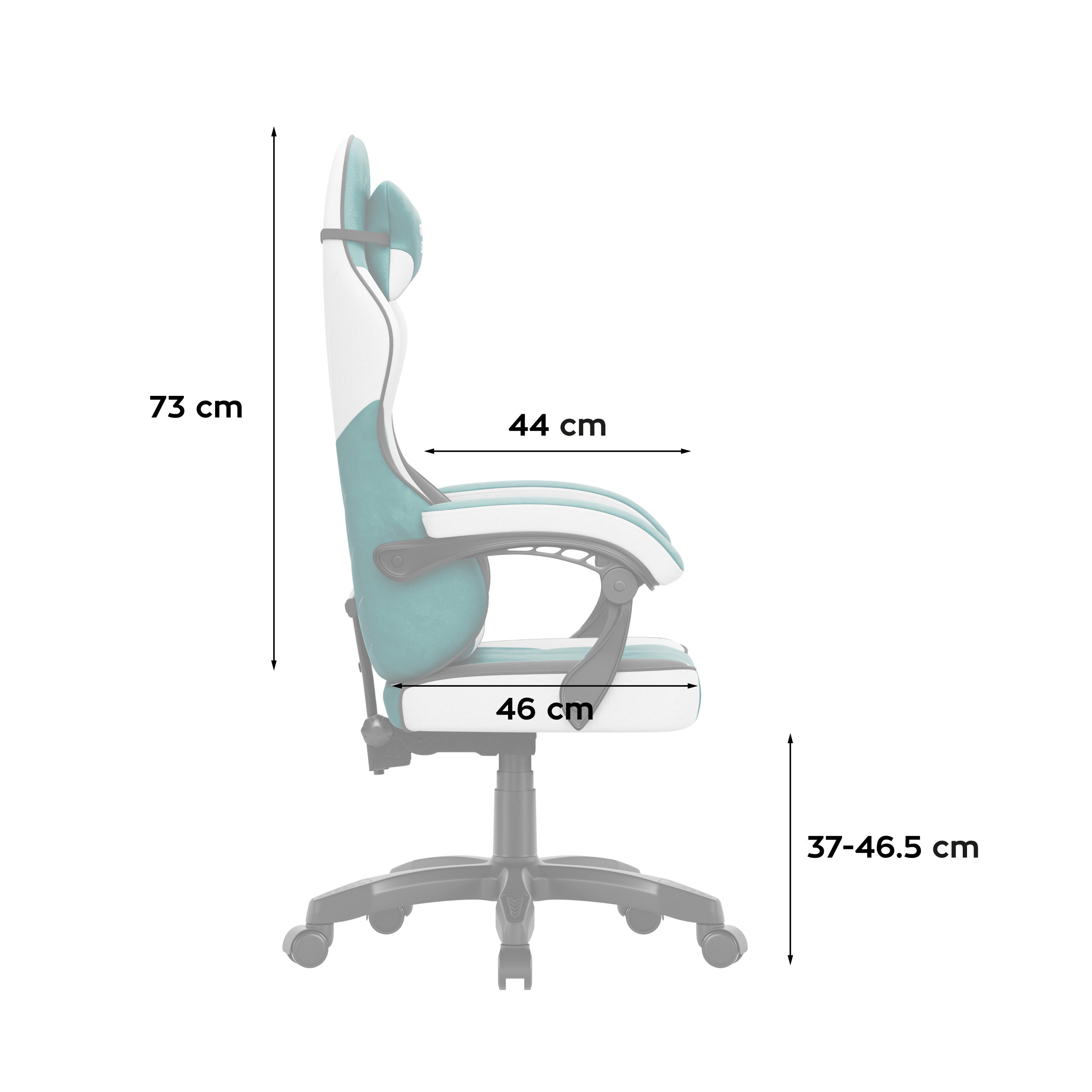 Scaun de gaming din catifea Huzaro Force 2.7 Green