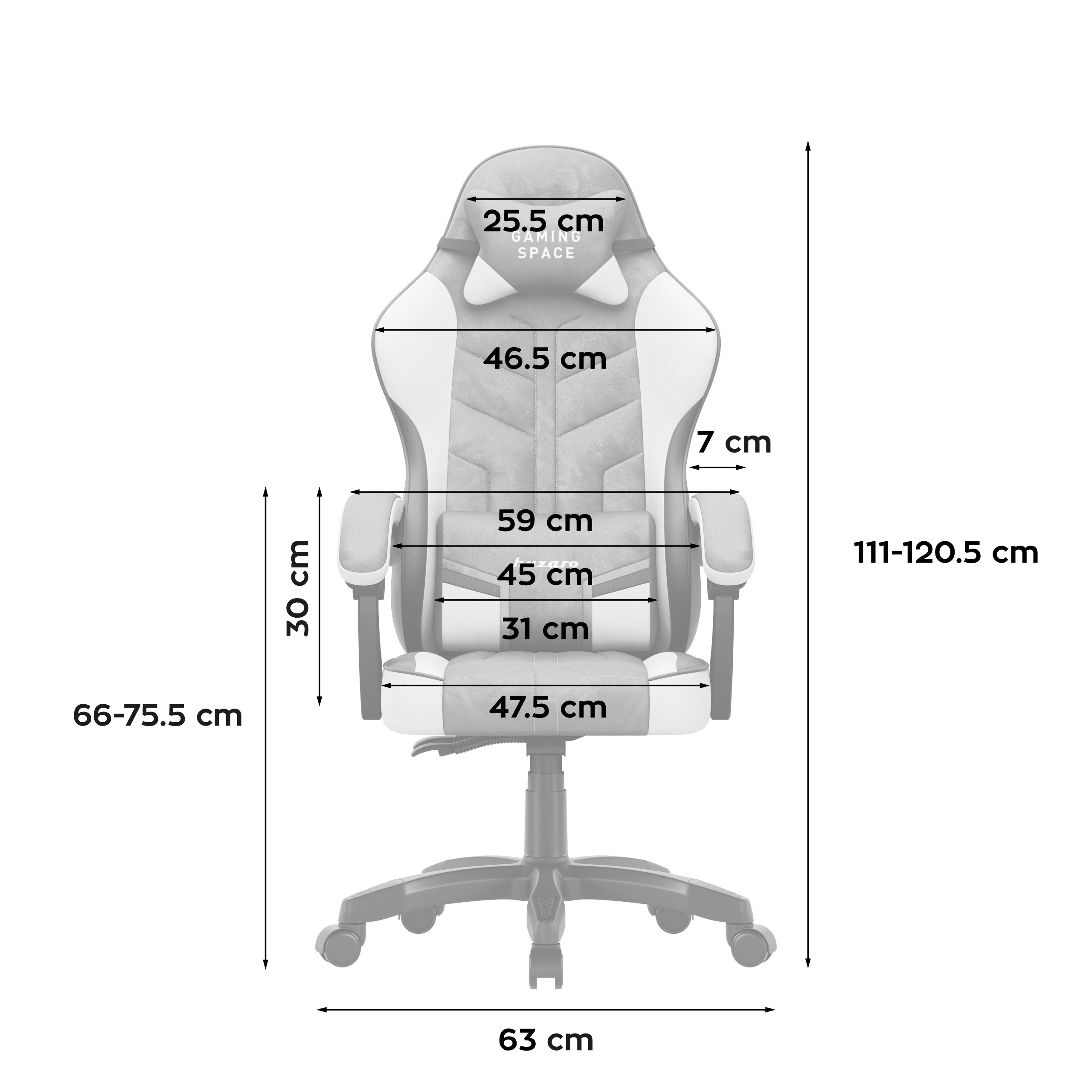 Scaun gaming din catifea Huzaro Force 2.7 Gri