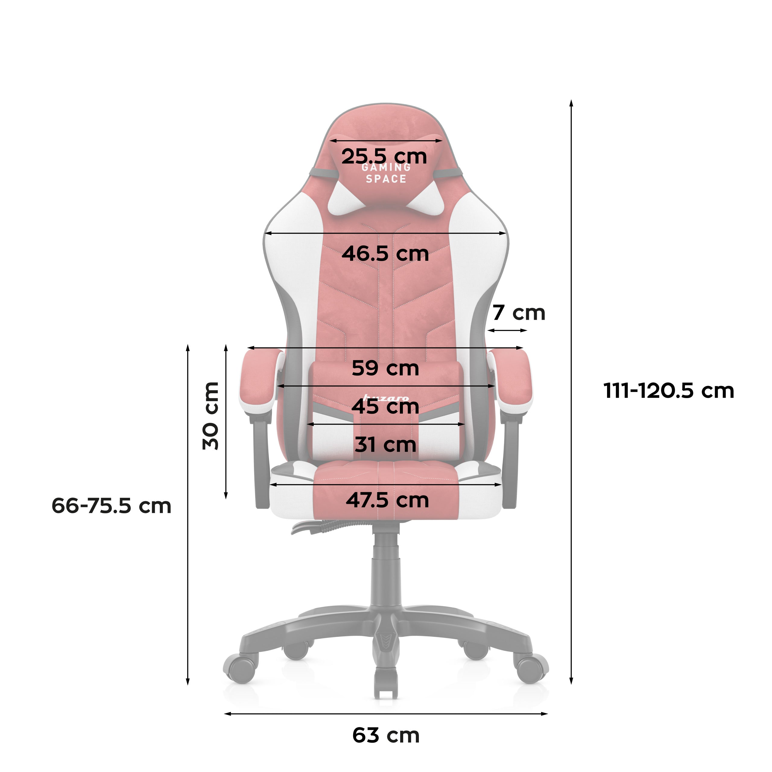 Scaun de gaming din catifea Huzaro Force 2.7 Red