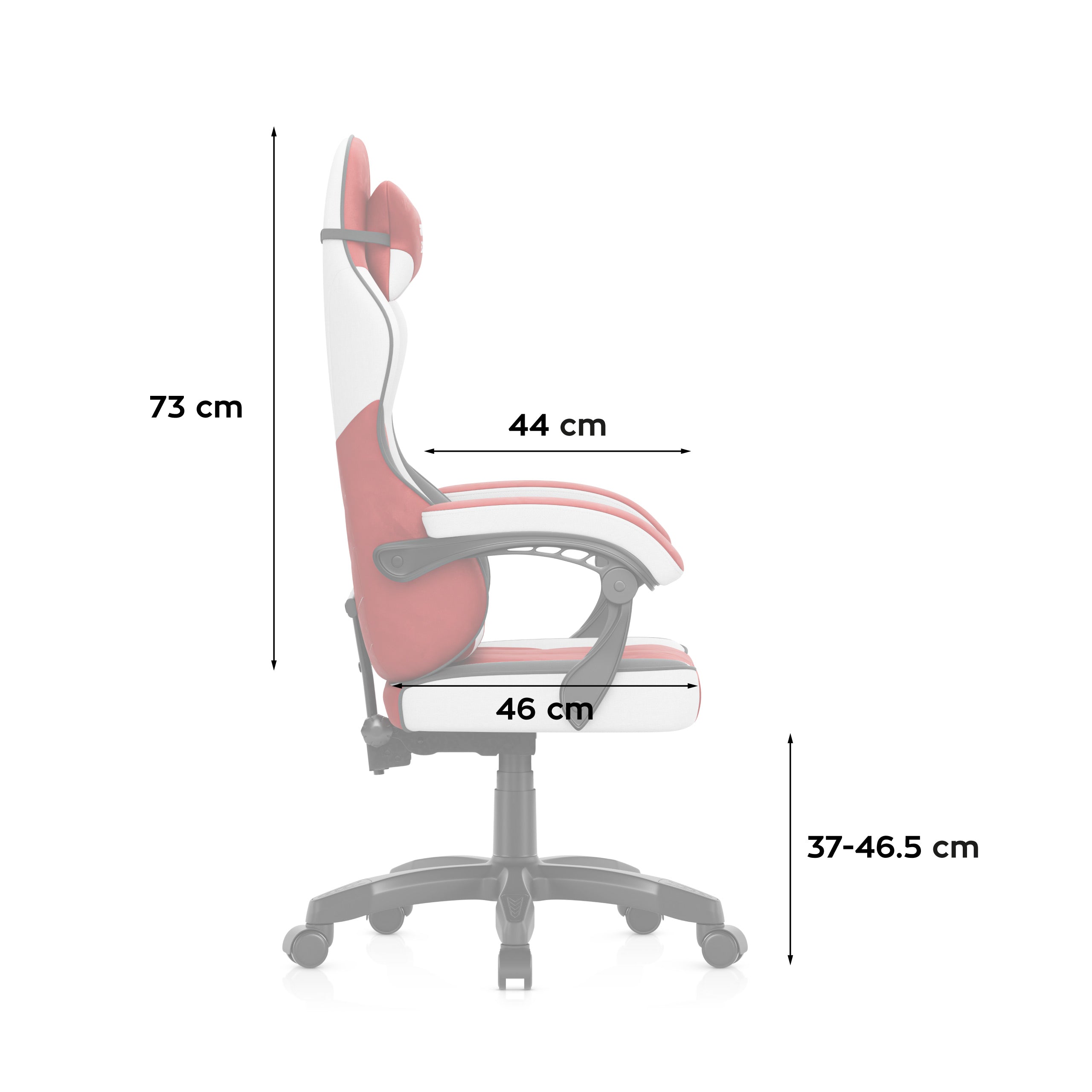 Scaun de gaming din catifea Huzaro Force 2.7 Red