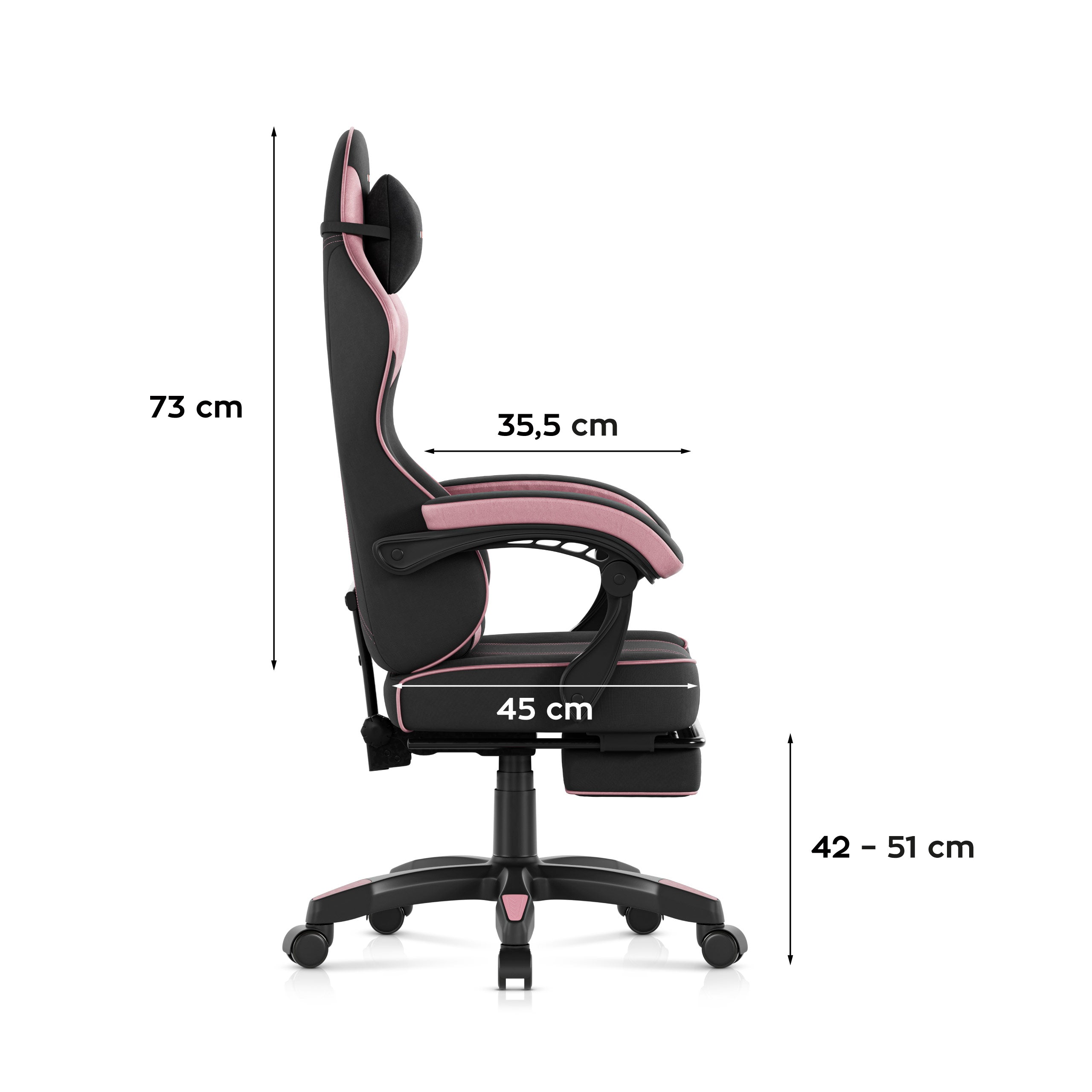 Scaun de gaming Huzaro Force 3.7 Roz
