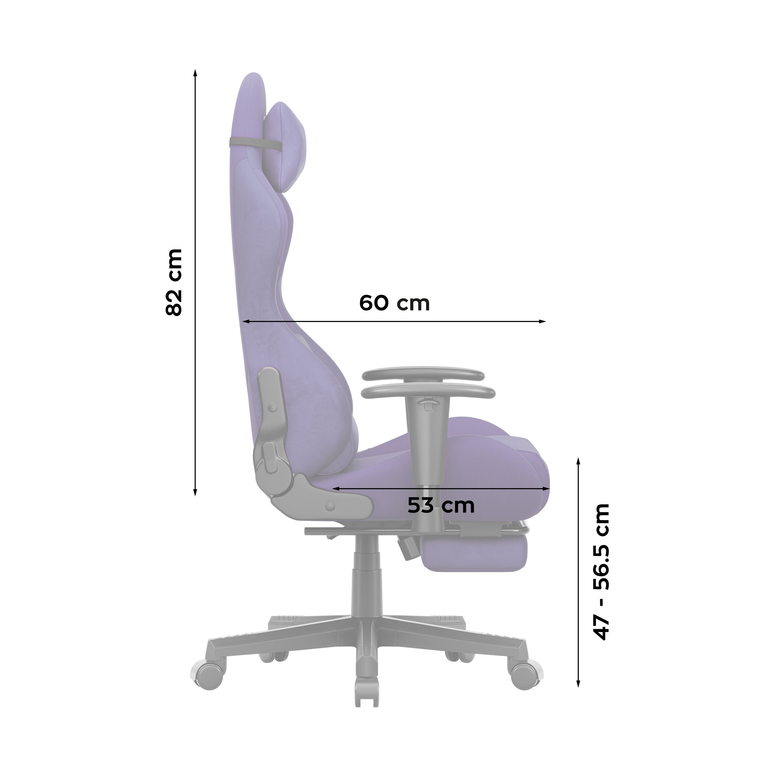 Scaun gaming Huzaro Force 5.7 Violet