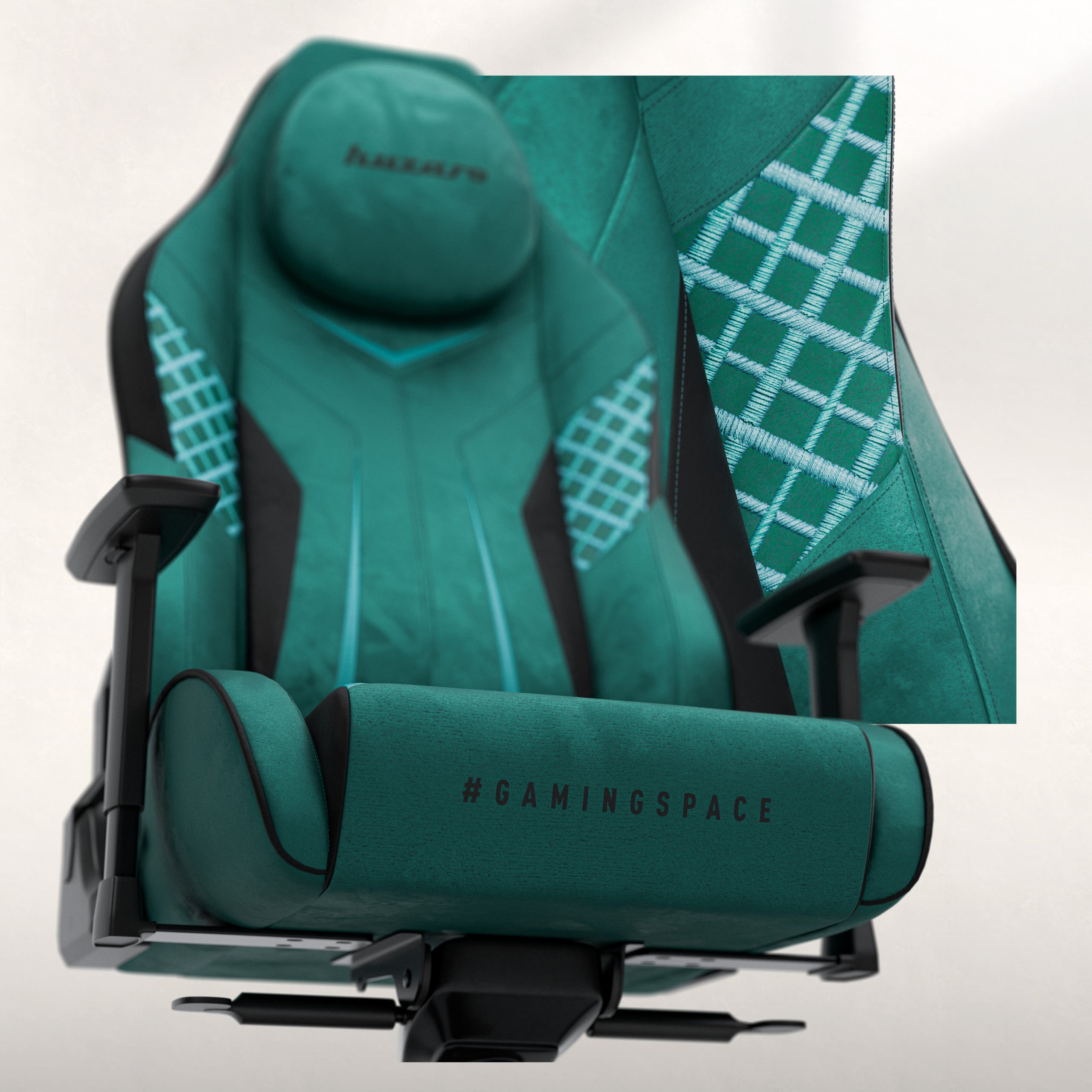 Scaun de gaming din piele de căprioară Huzaro Force 8.3 Green