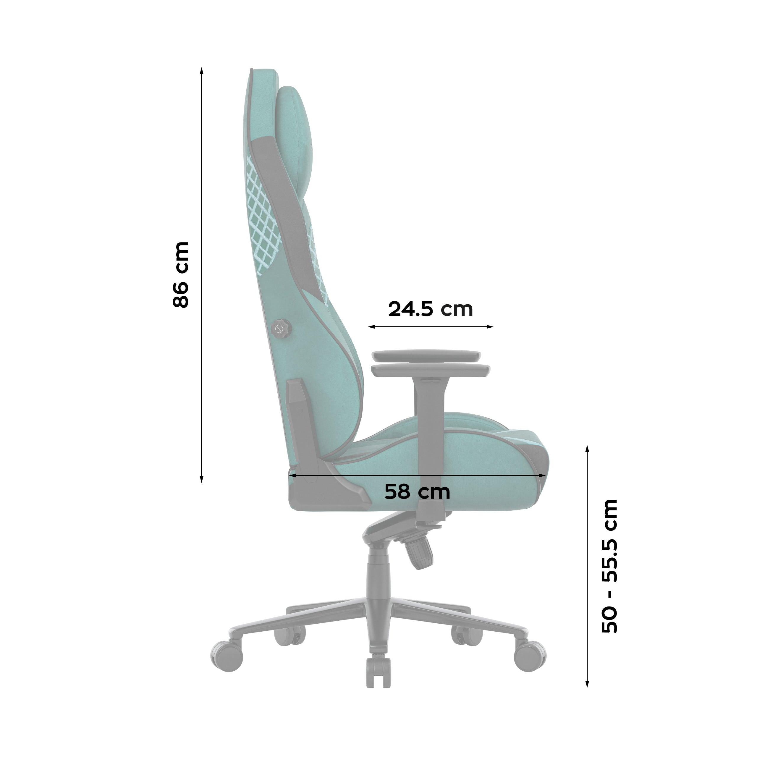 Scaun de gaming din piele de căprioară Huzaro Force 8.3 Green