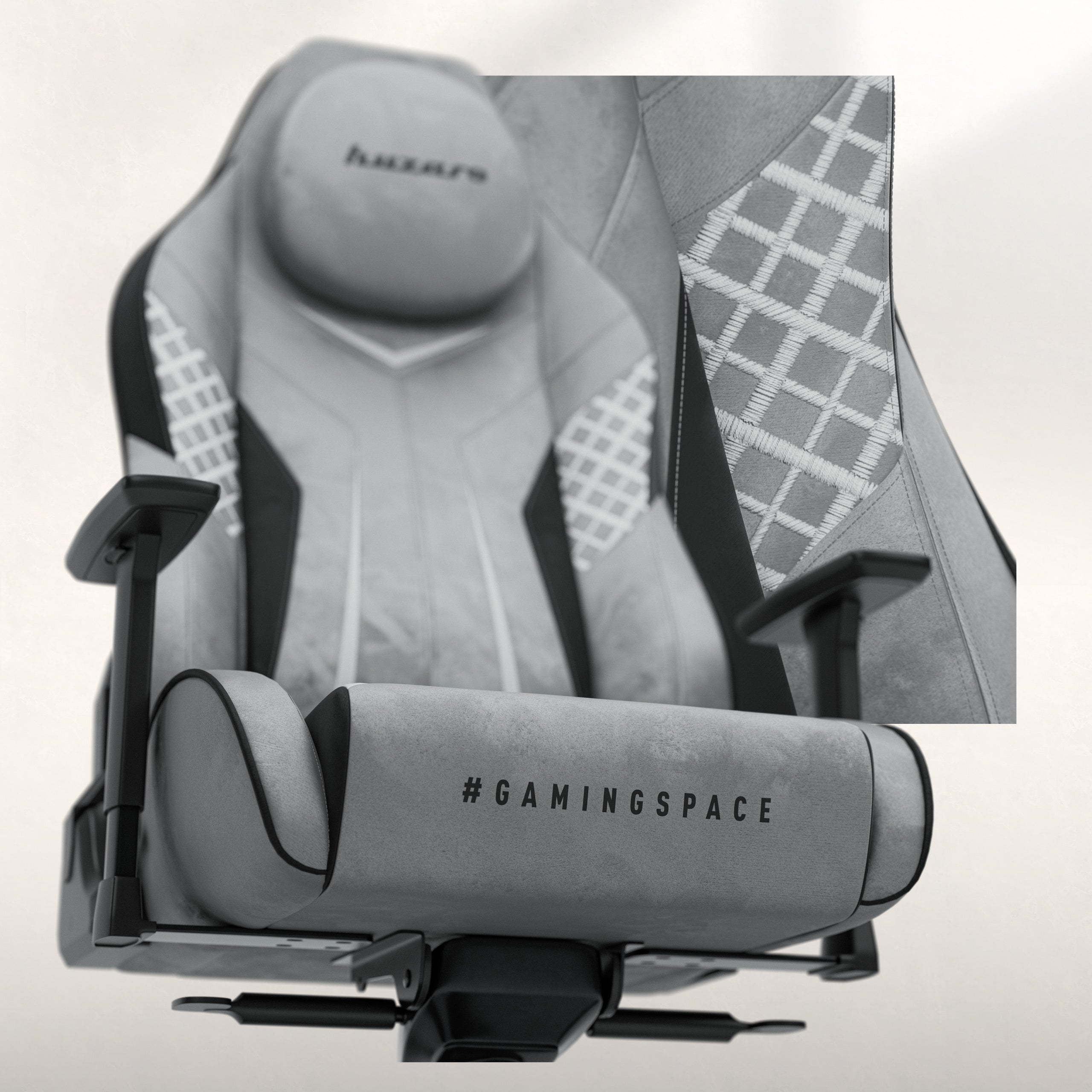 Scaun de gaming din piele de căprioară Huzaro Force 8.3 Grey