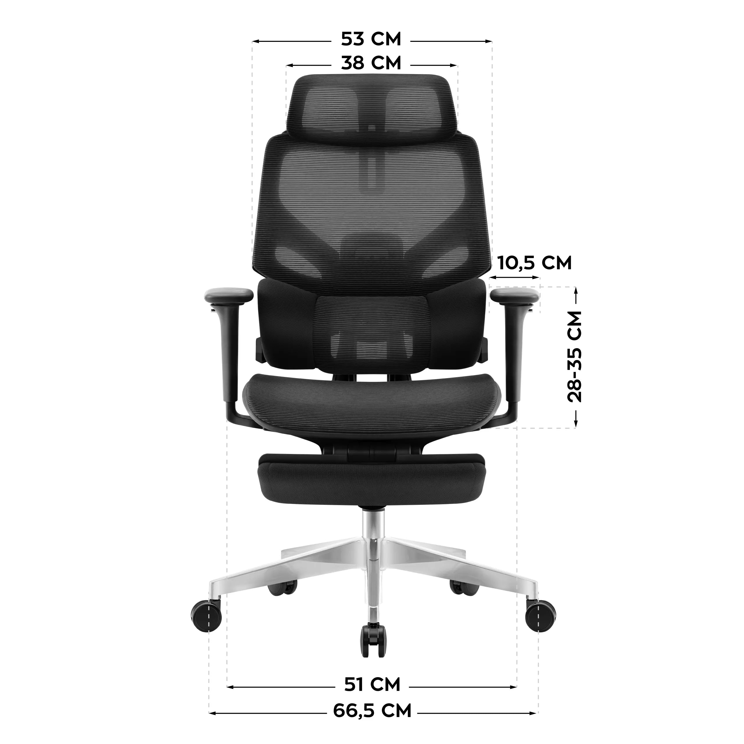Scaun ergonomic Mark Adler Expert 8.7 Black Mesh