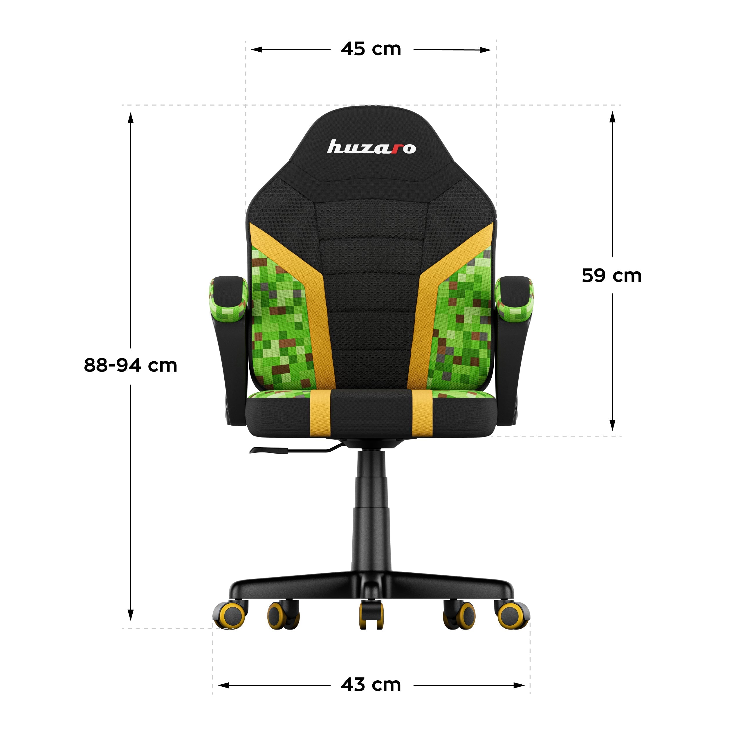 Scaun de gaming pentru copii Huzaro RANGER 1.0 Pixel Mesh