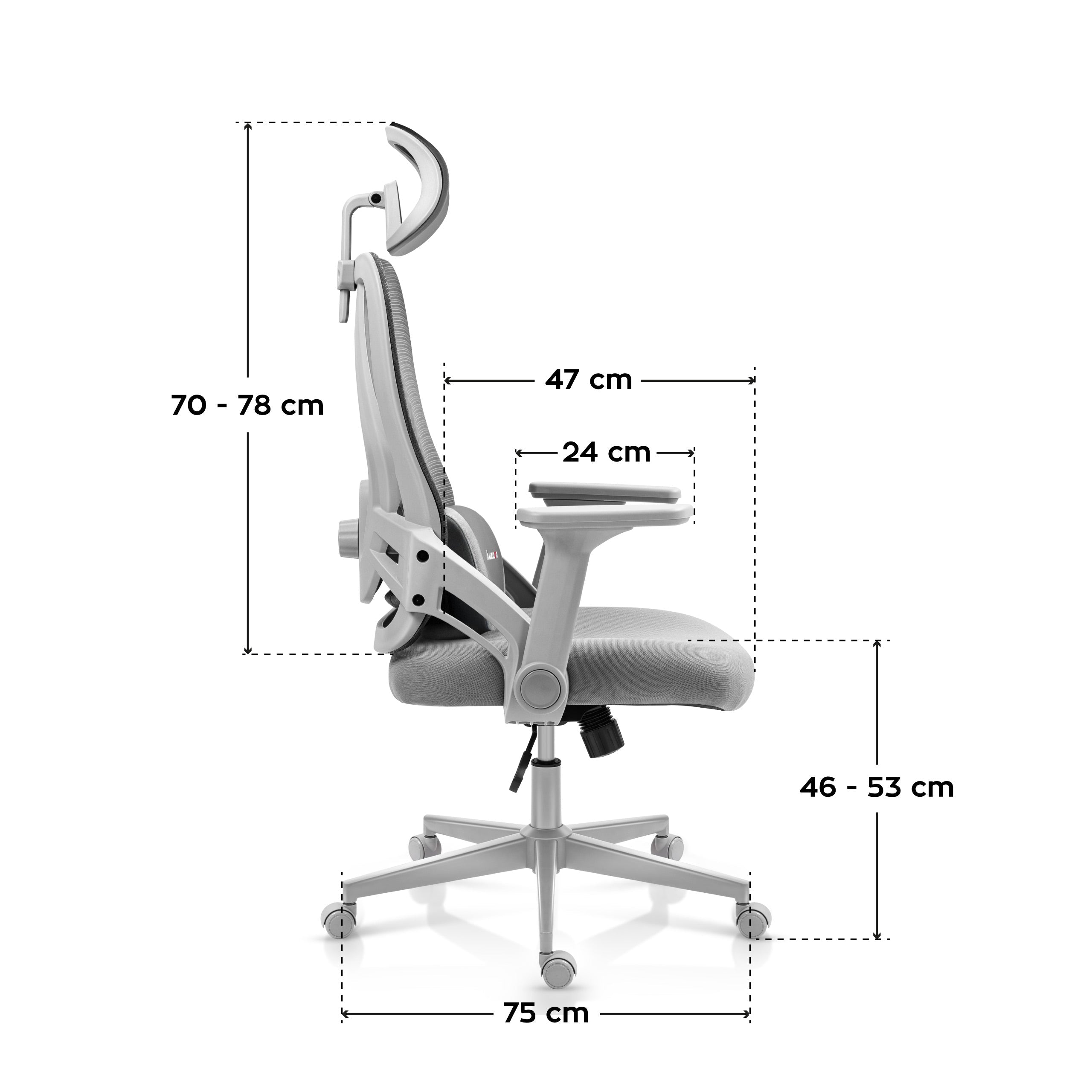 Scaun de gaming Huzaro Combat 2.7 Grey