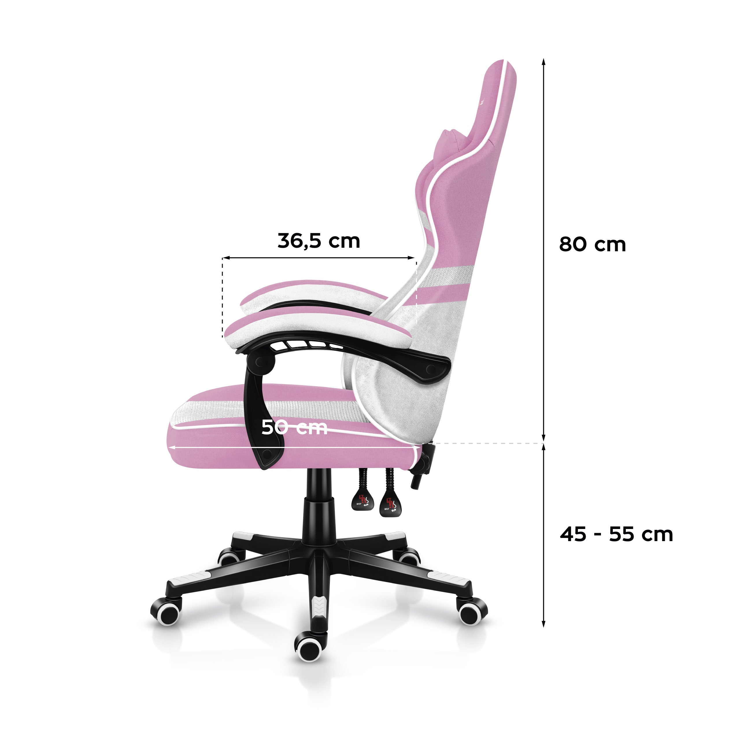 Huzaro FORCE 4.4 Pink Mesh Gaming Chair