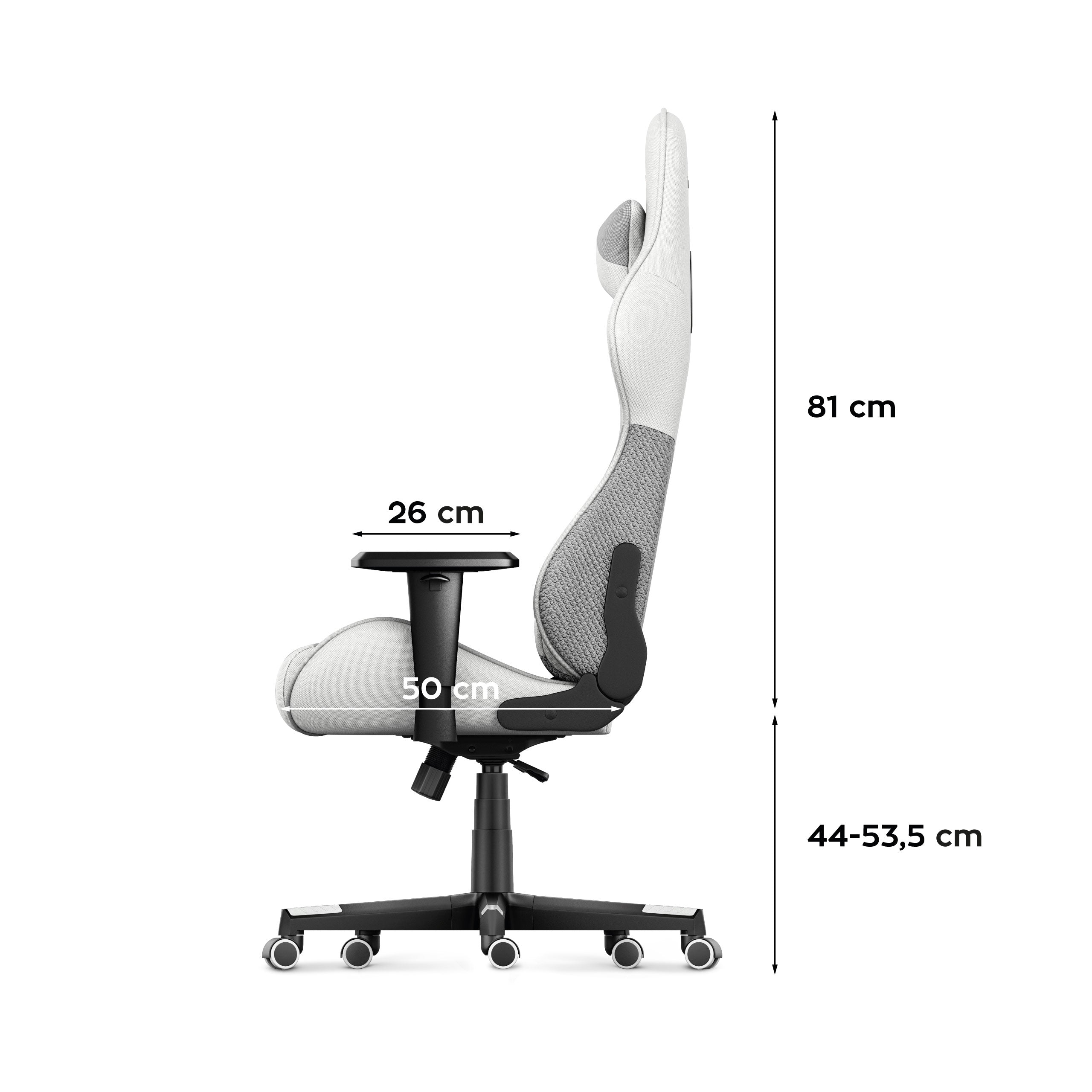 Scaun de gaming HUZARO FORCE 6.2 White Mesh