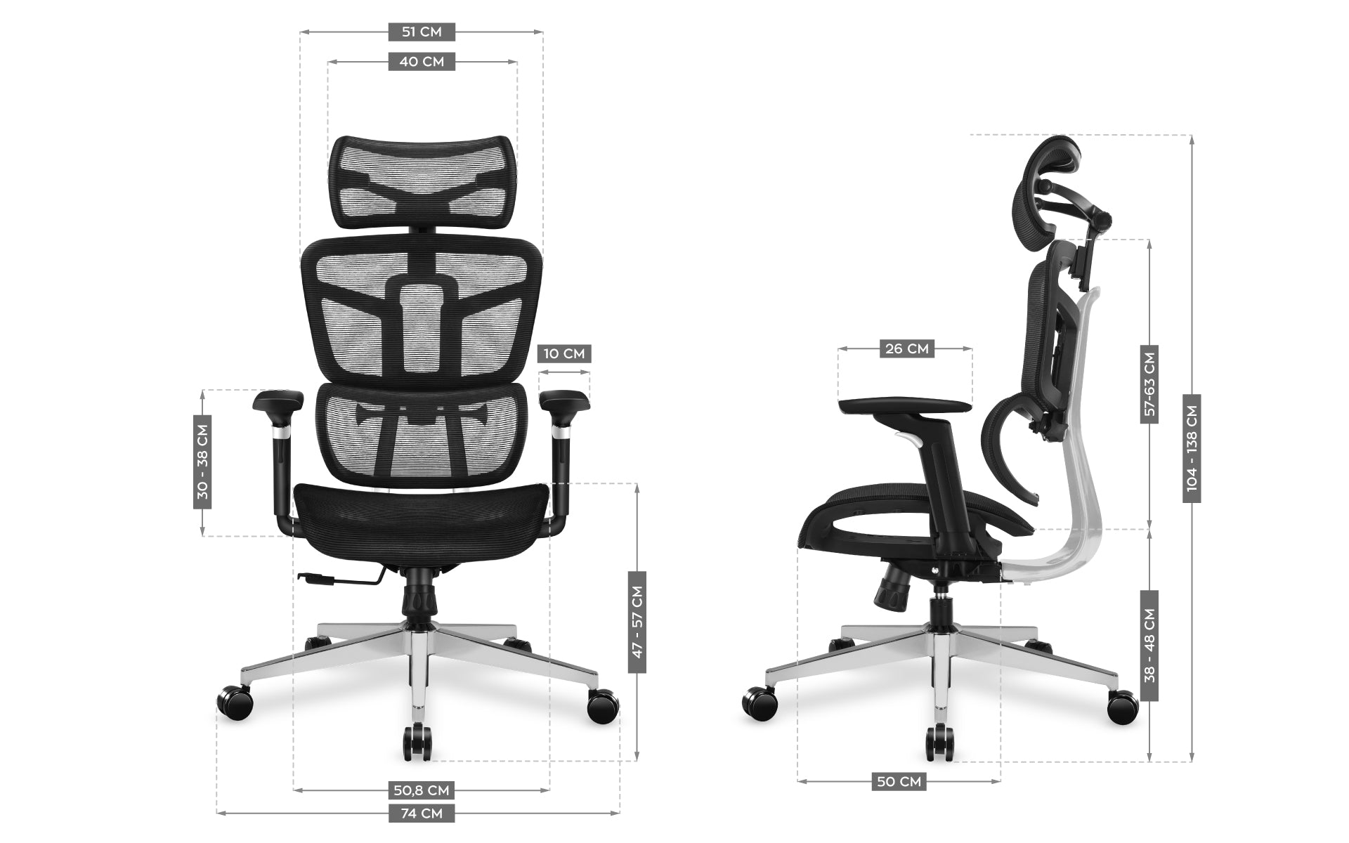 Mark Adler Expert 5.7 Scaun pivotant negru