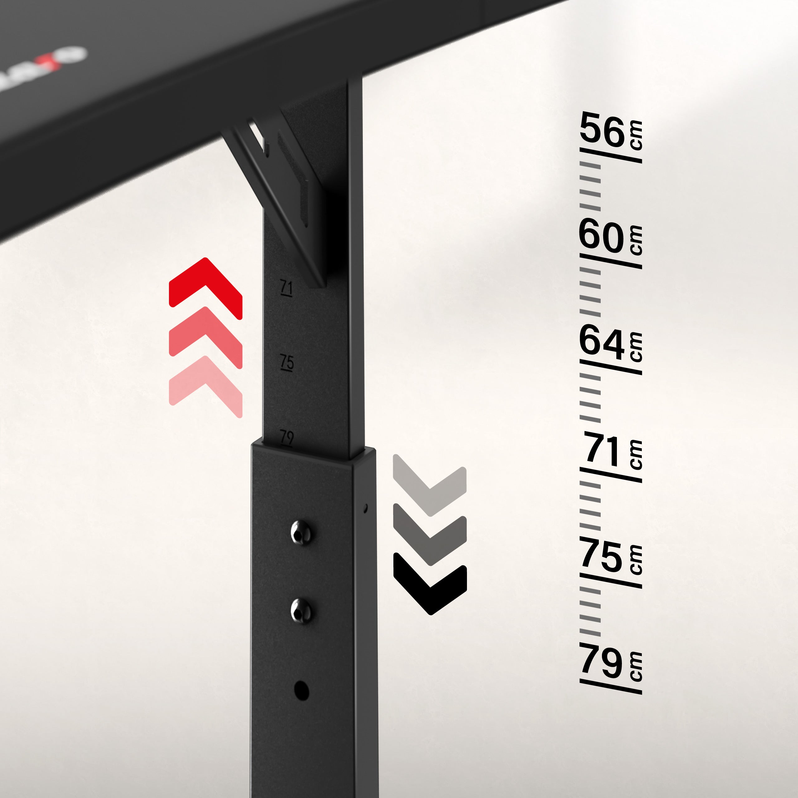 Birou de gaming Huzaro Hero 3.6 Black 140 cm