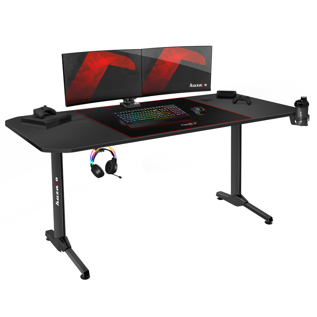 Huzaro Hero 4.7 Negru 160 cm birou de gaming