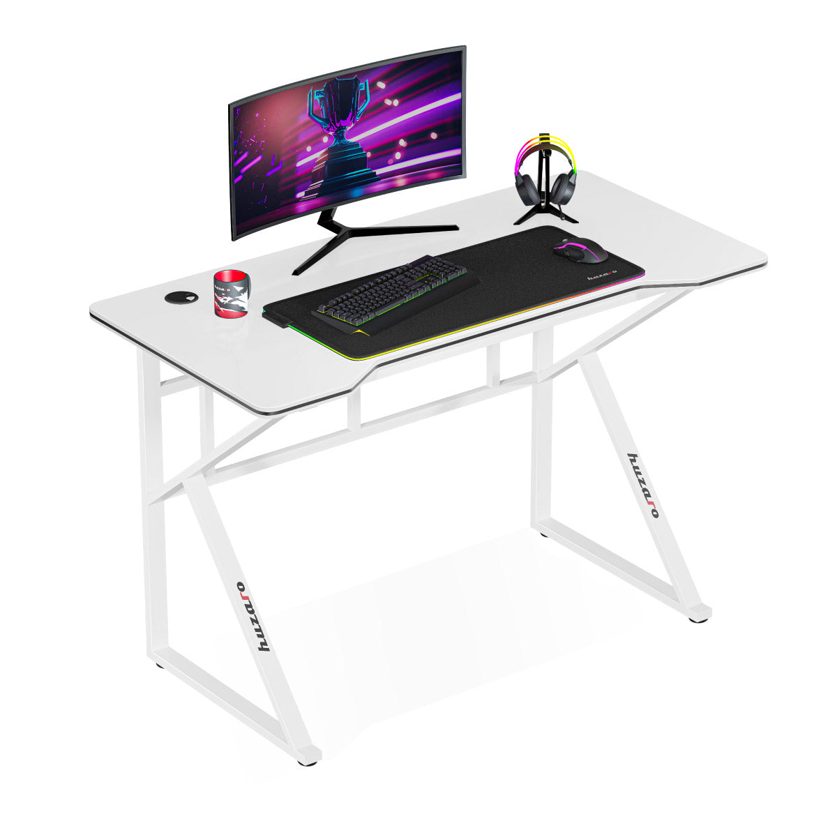 Huzaro Hero 1.6 Birou de gaming alb 120 cm