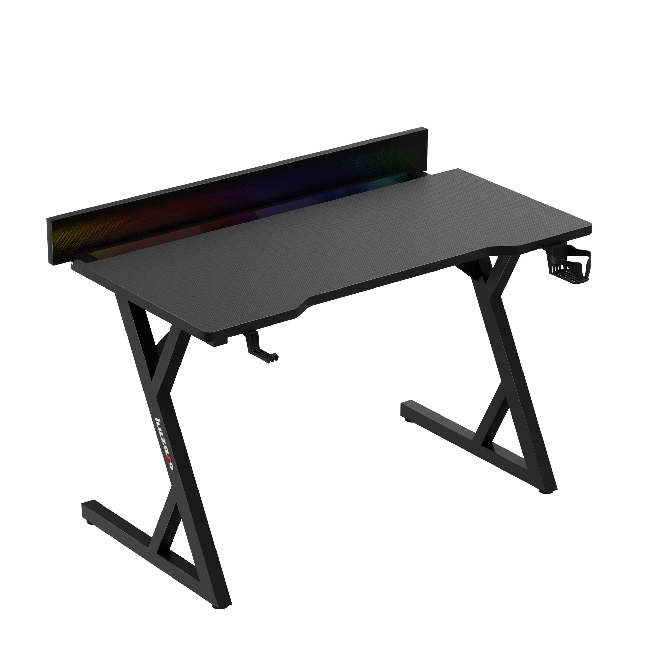 Birou de gaming cu iluminare LED Hero 2.4 RGB Black