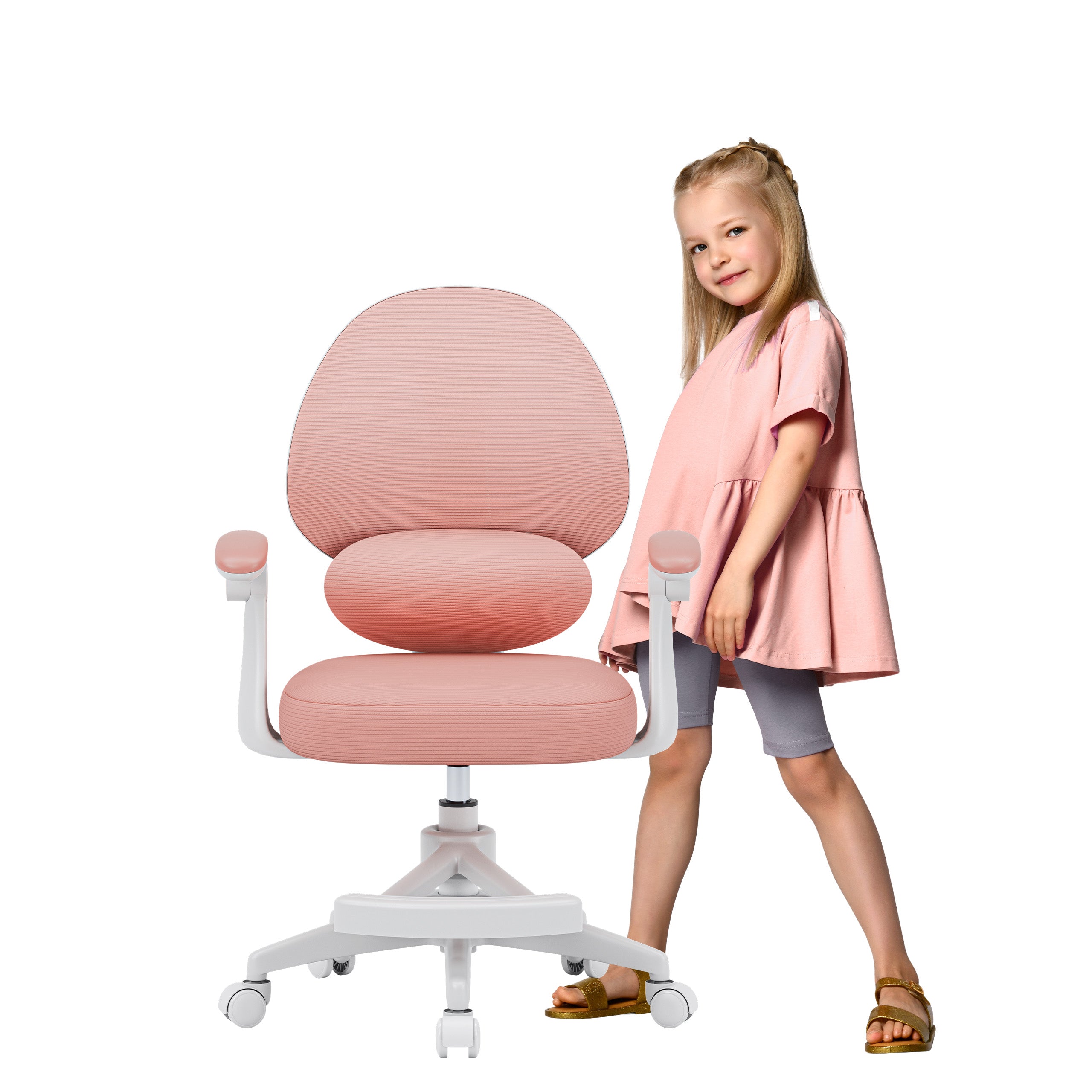Scaun de birou pentru copii Mark Adler Junior 4.5 Roz