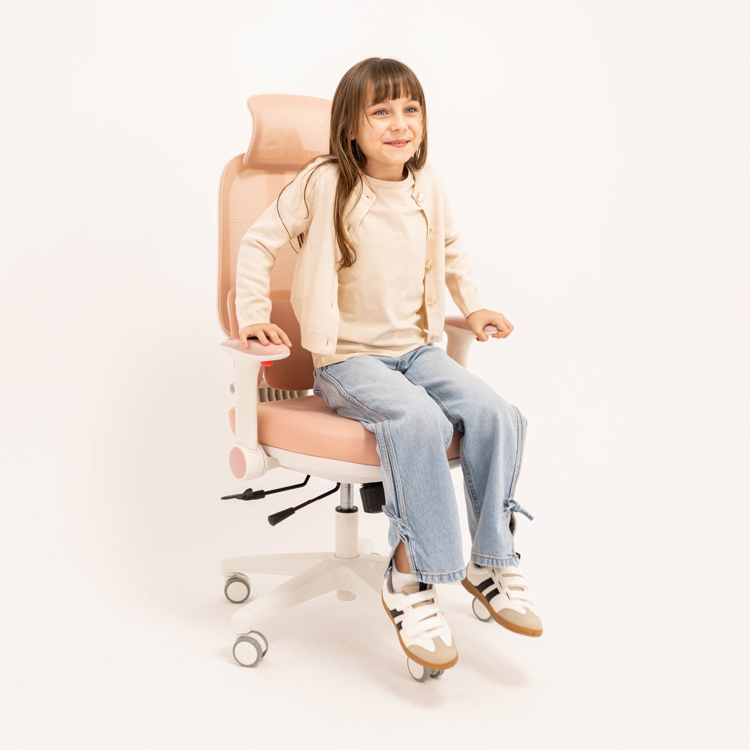 Scaun de birou ergonomic pentru copii Mark Adler Junior 6.3 Pink