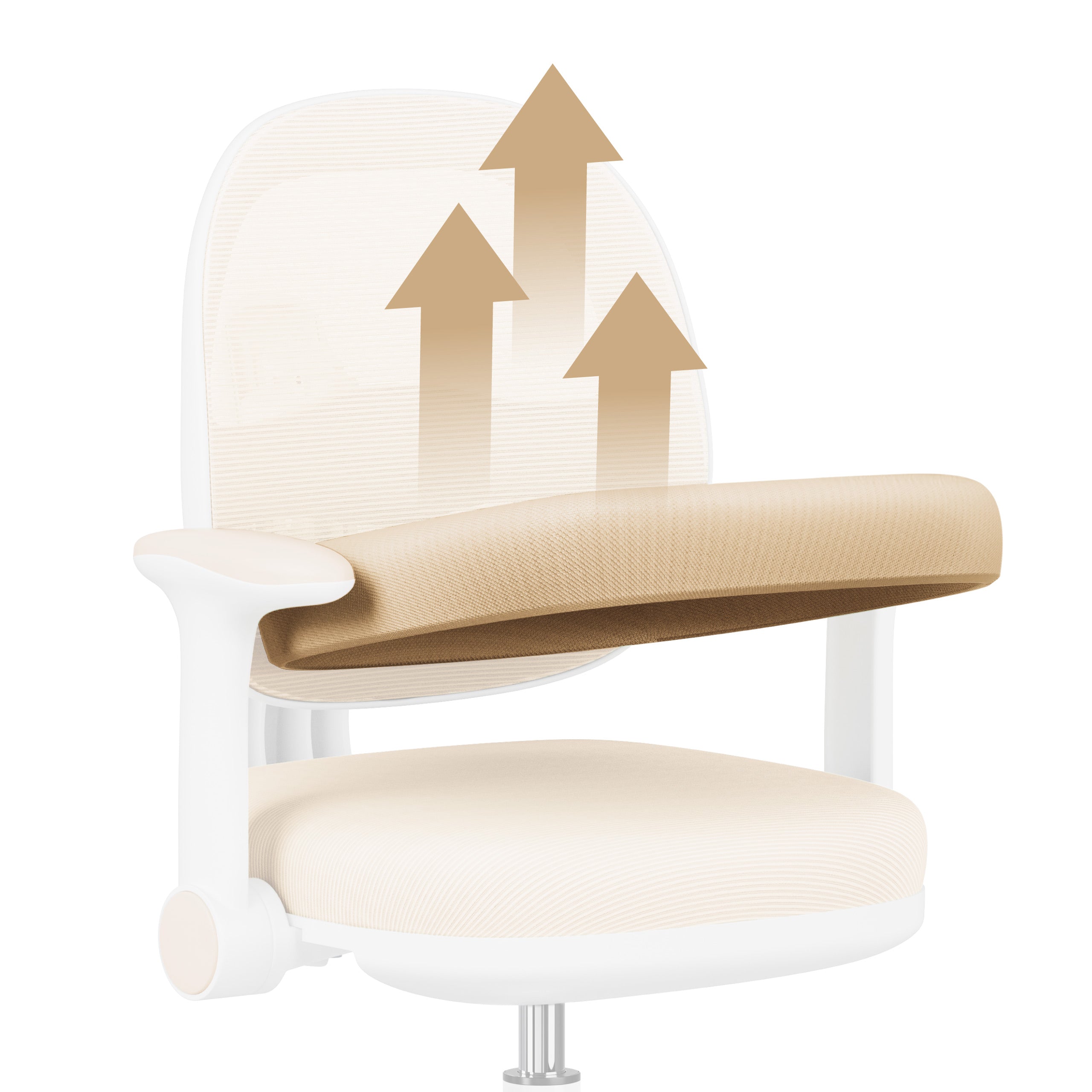 Scaun de birou ergonomic pentru copii Mark Adler Junior 3.6 Beige