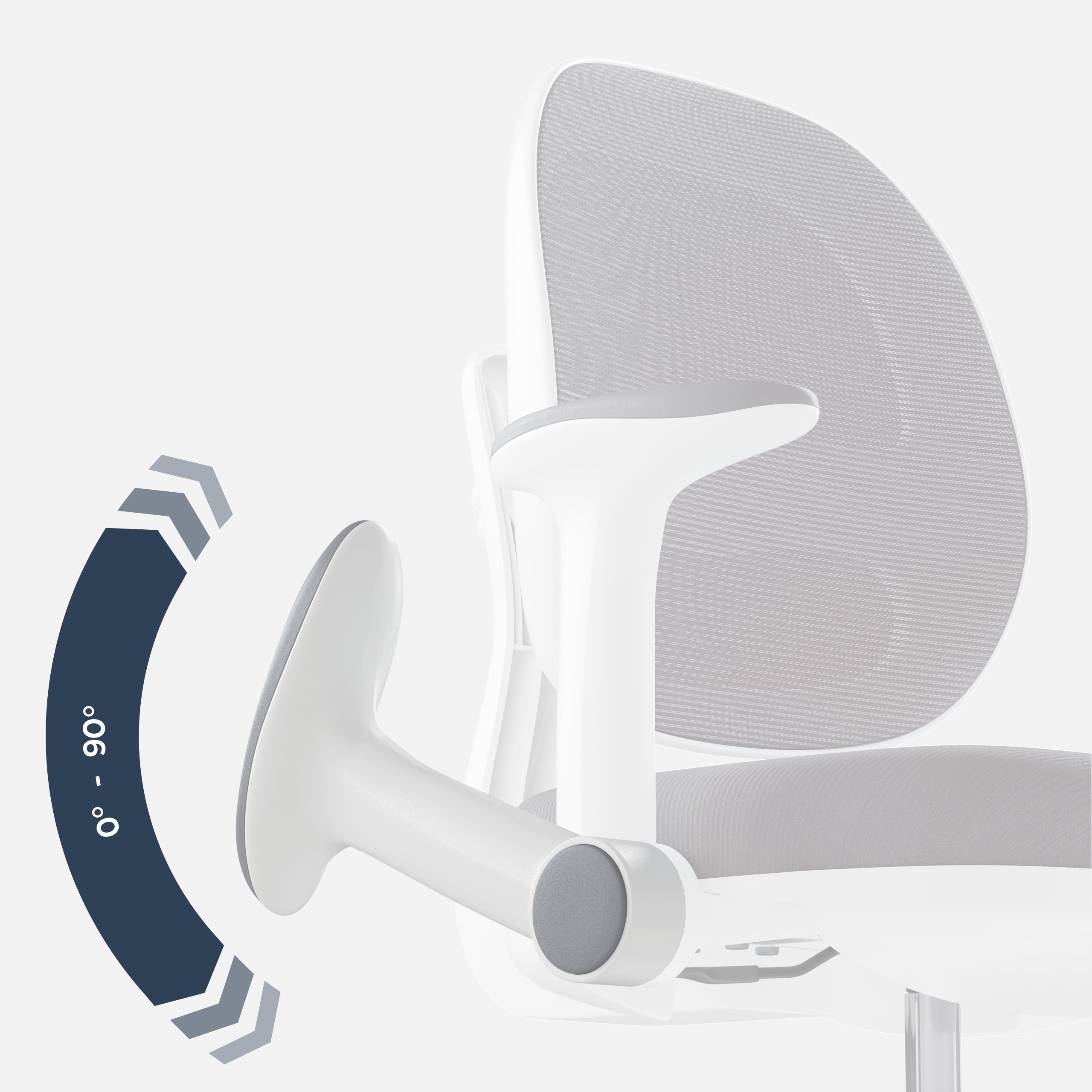 Scaun de birou ergonomic pentru copii Mark Adler Junior 3.6 Grey