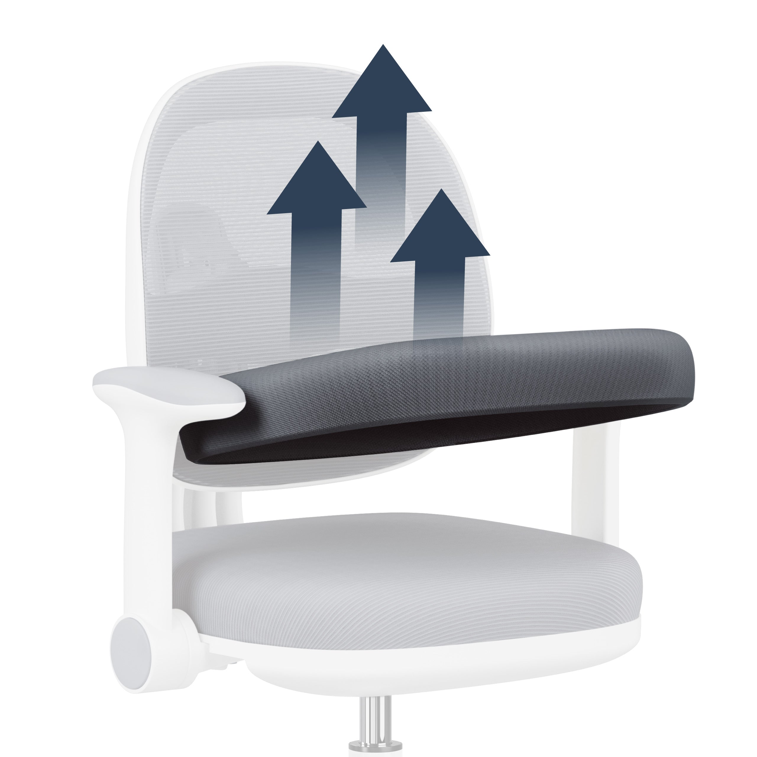 Scaun de birou ergonomic pentru copii Mark Adler Junior 3.6 Grey