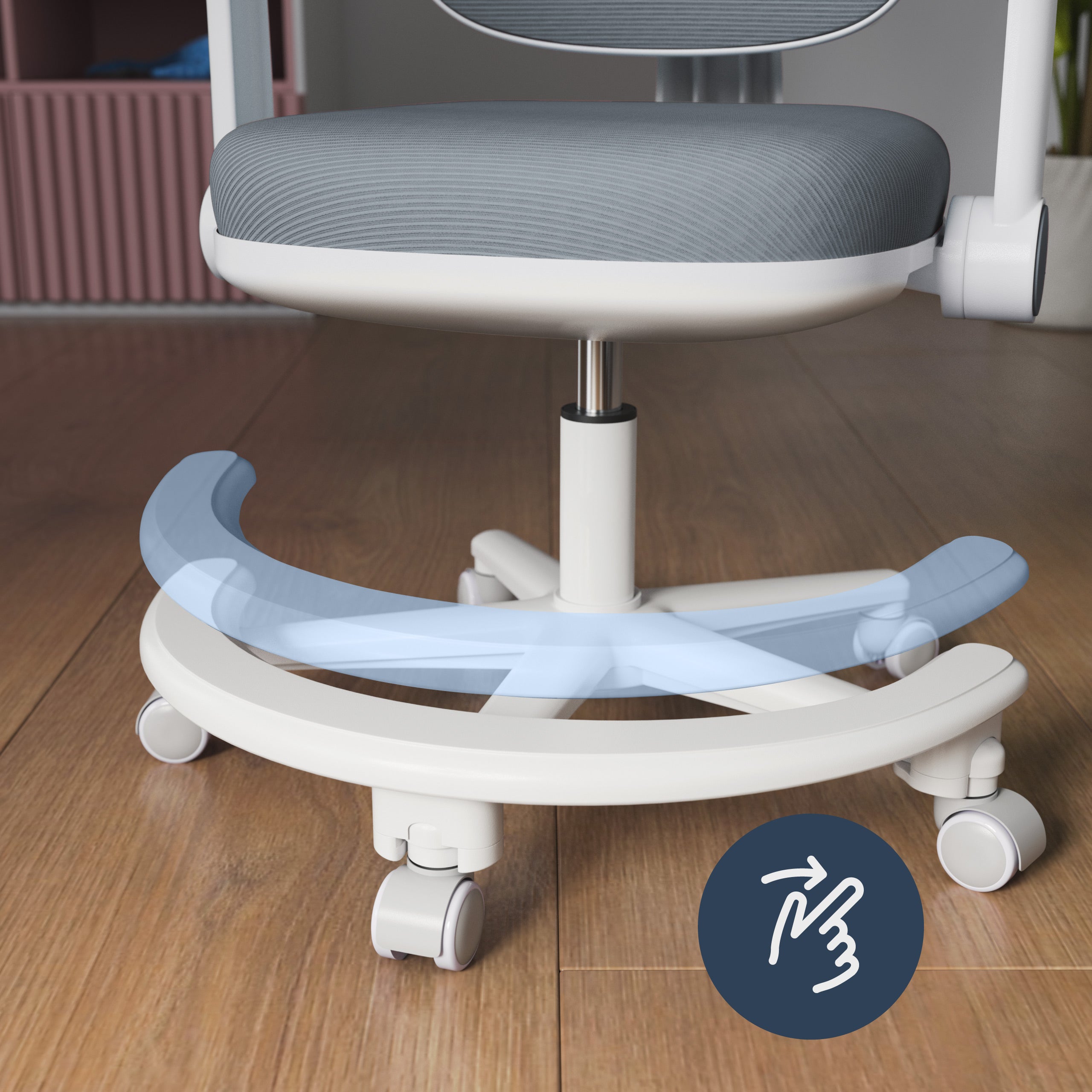 Scaun de birou ergonomic pentru copii Mark Adler Junior 3.6 Grey