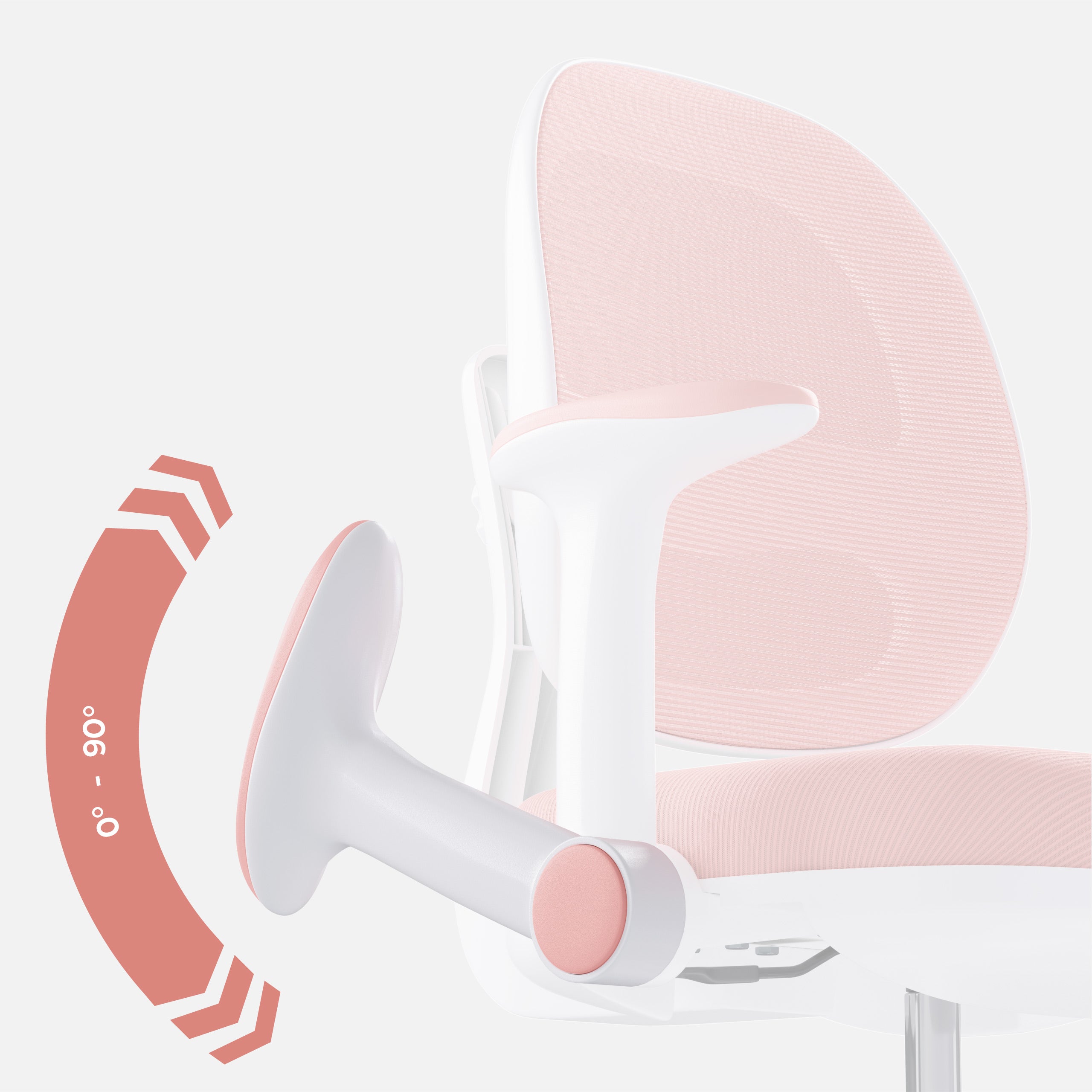 Scaun de birou ergonomic pentru copii Mark Adler Junior 3.6 Pink