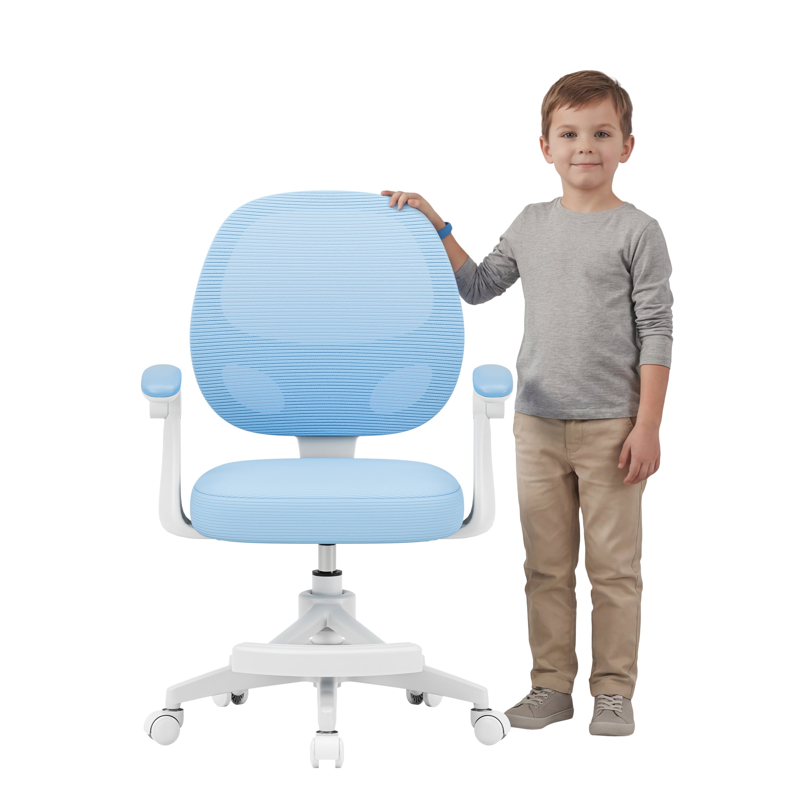 Scaun de birou rotativ pentru copii Mark Adler Junior 3.1 Blue