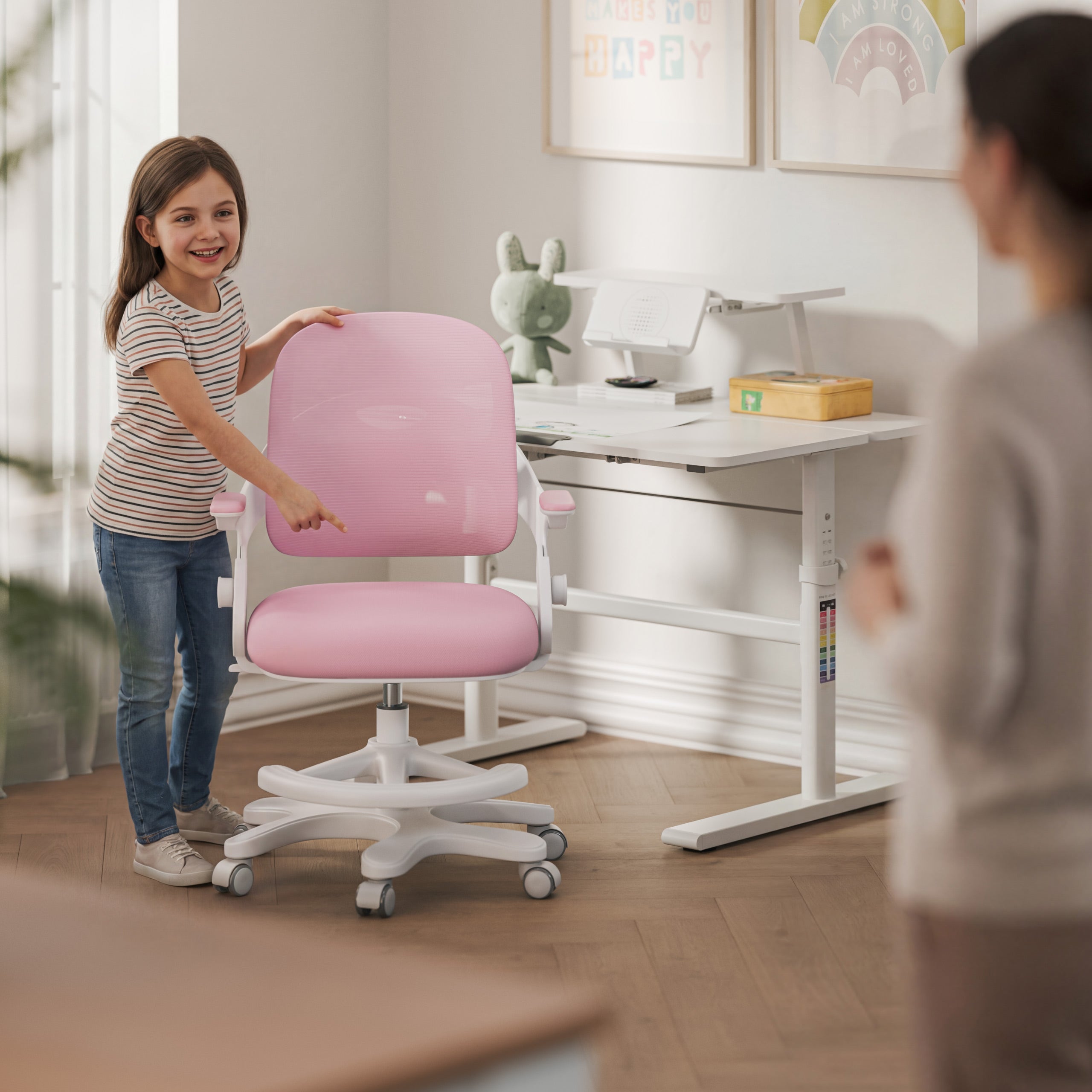 Scaun de birou pentru copii Mark Adler Junior 4.3 Pink
