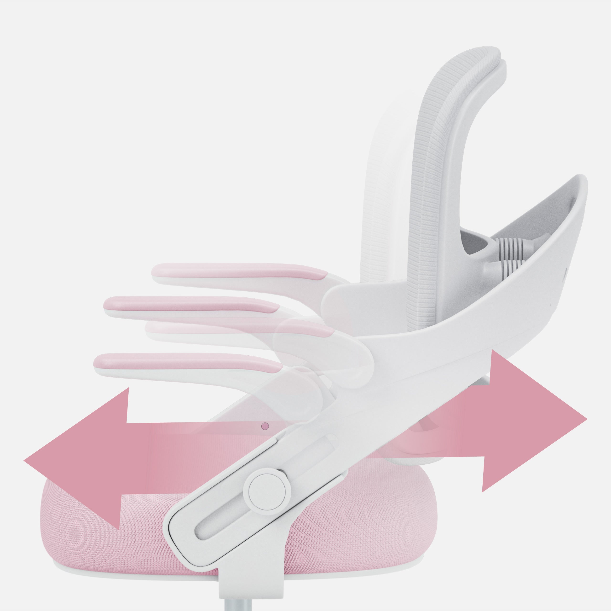 Scaun de birou pentru copii Mark Adler Junior 4.3 Pink-grey