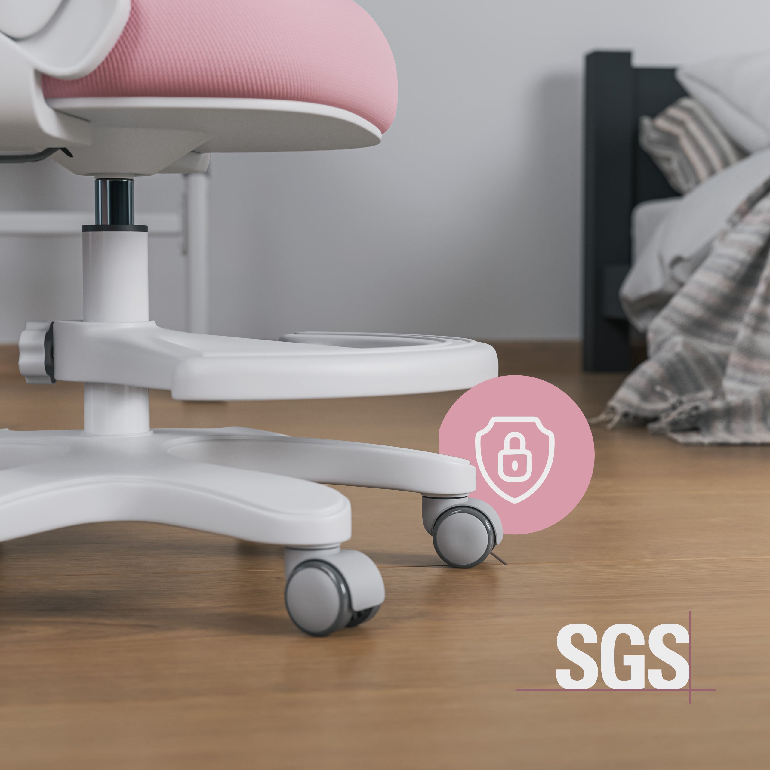 Scaun de birou pentru copii Mark Adler Junior 4.3 Pink