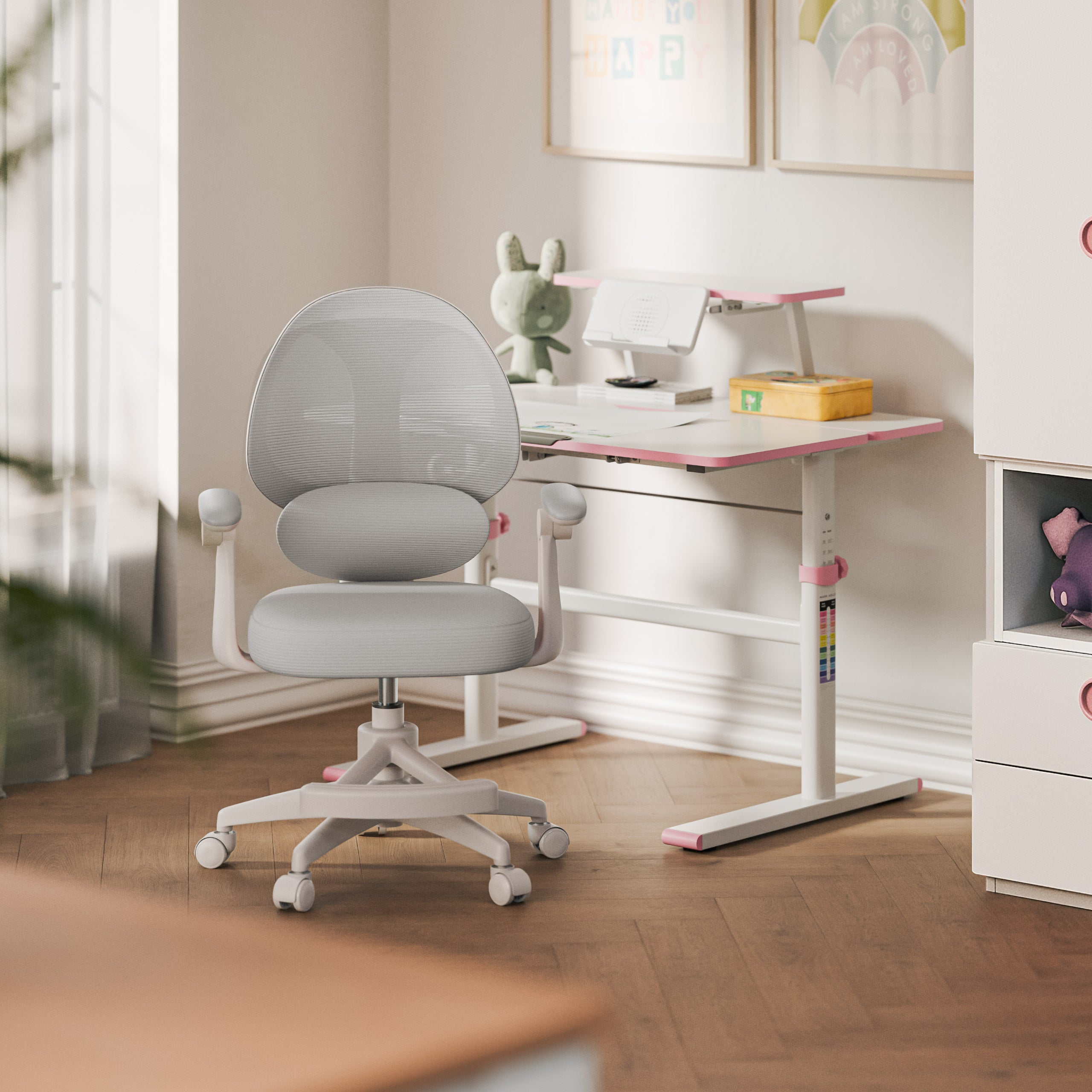 Scaun de birou pentru copii Mark Adler Junior 4.5 Gri