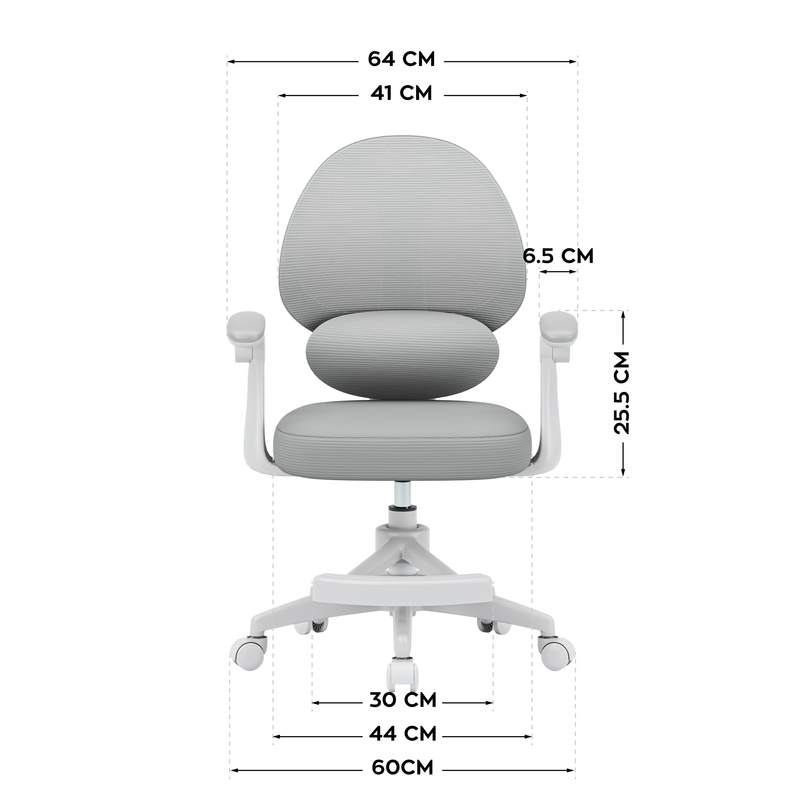 Scaun de birou pentru copii Mark Adler Junior 4.5 Gri