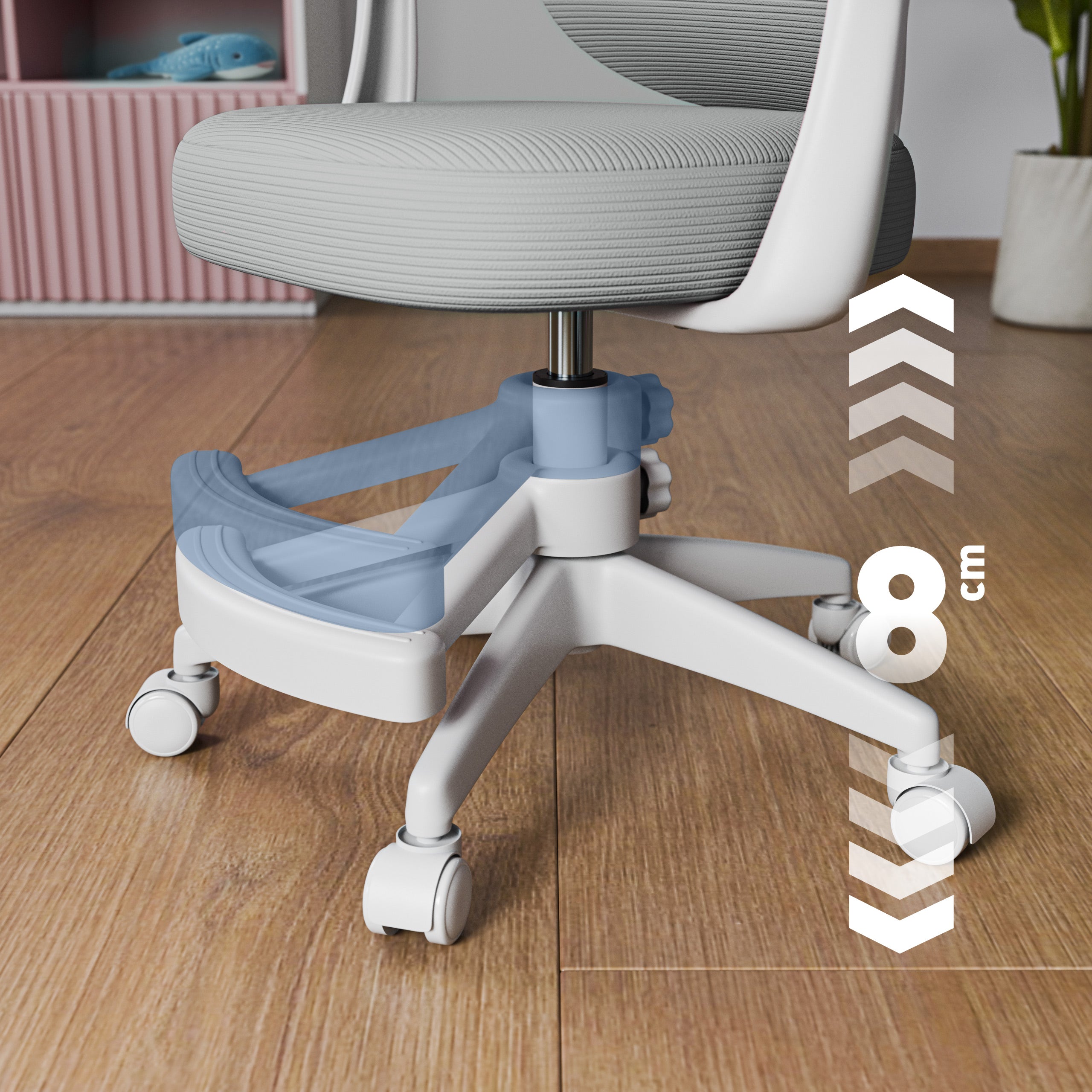 Scaun de birou pentru copii Mark Adler Junior 4.5 Gri