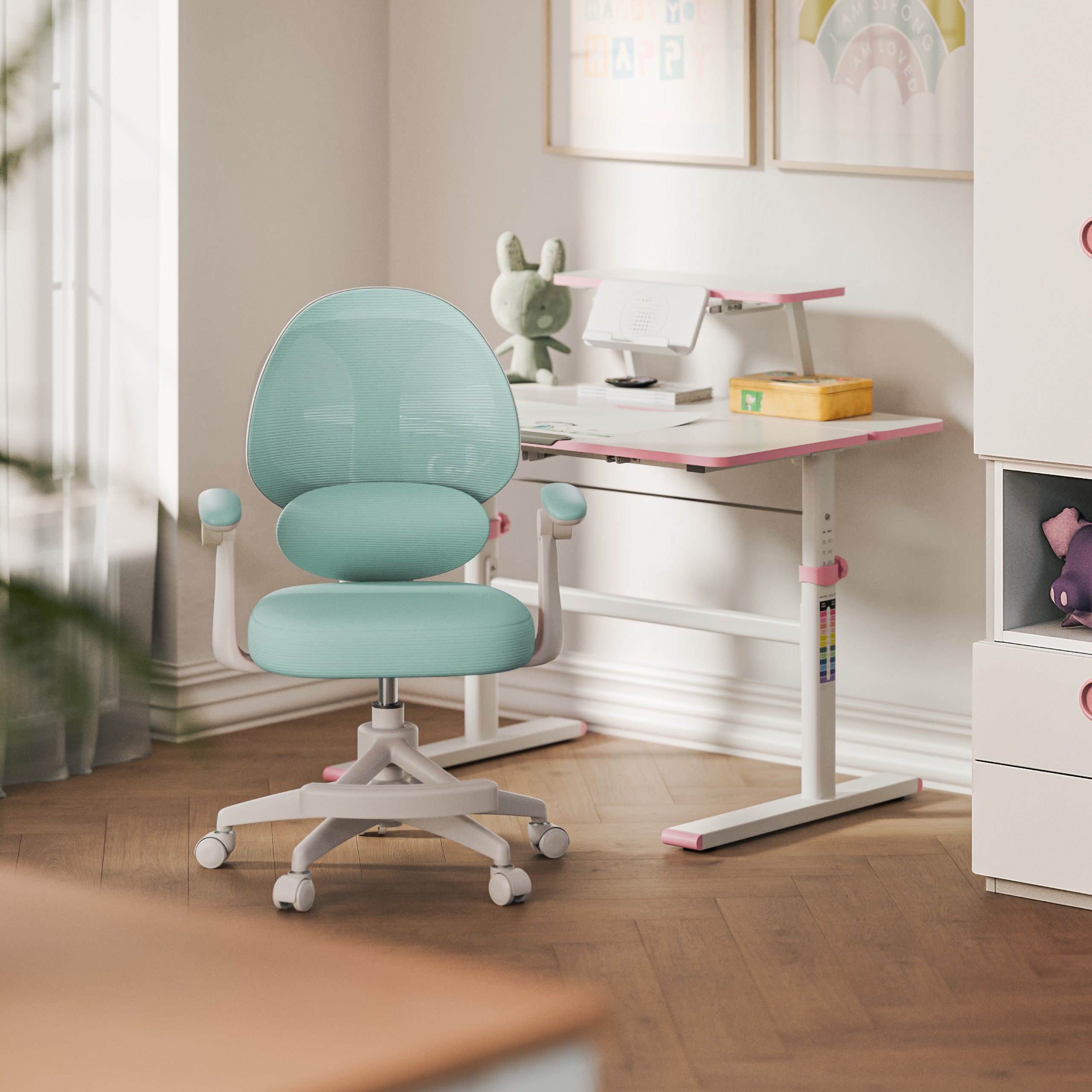 Scaun de birou pentru copii Mark Adler Junior 4.5 Mentă