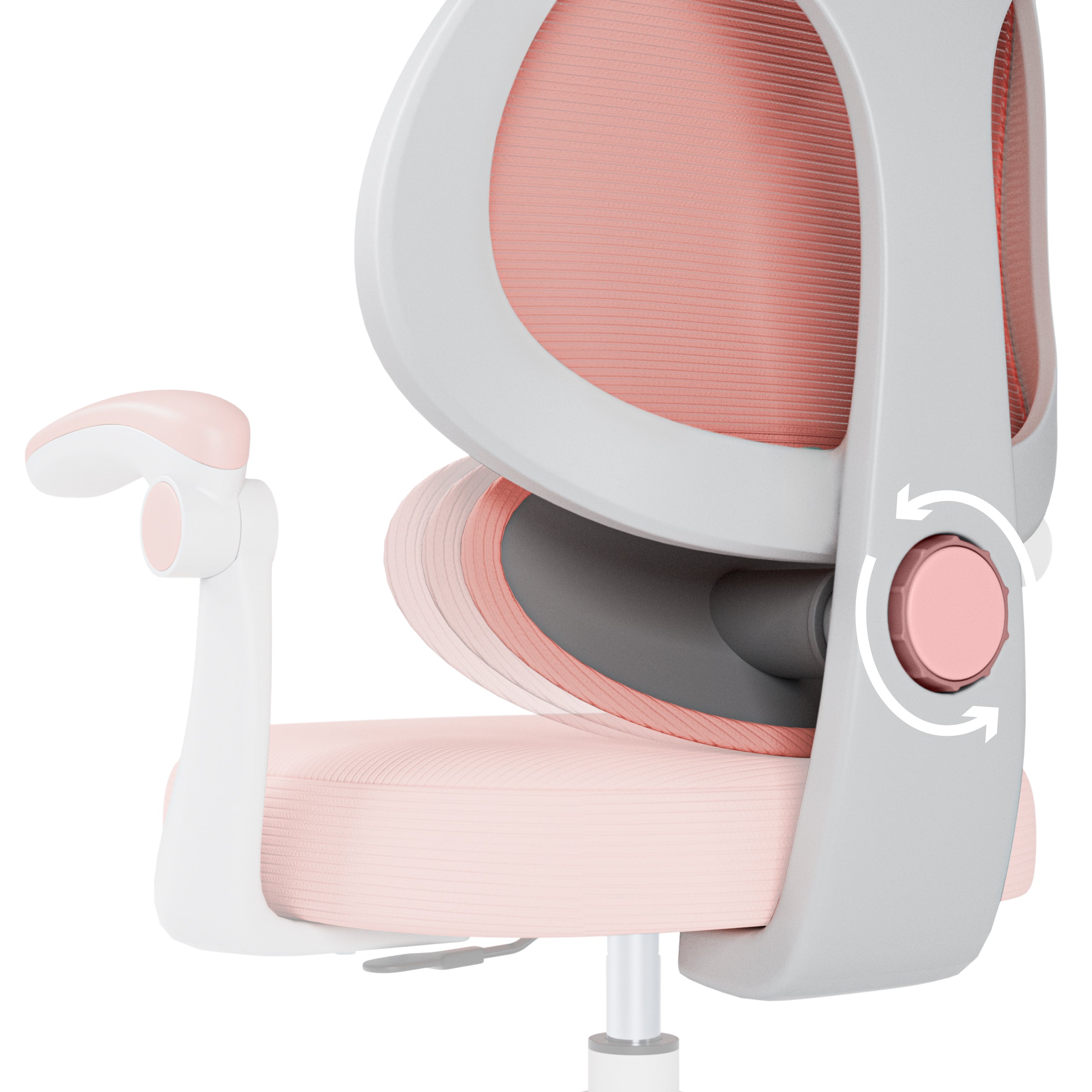 Scaun de birou pentru copii Mark Adler Junior 4.5 Roz
