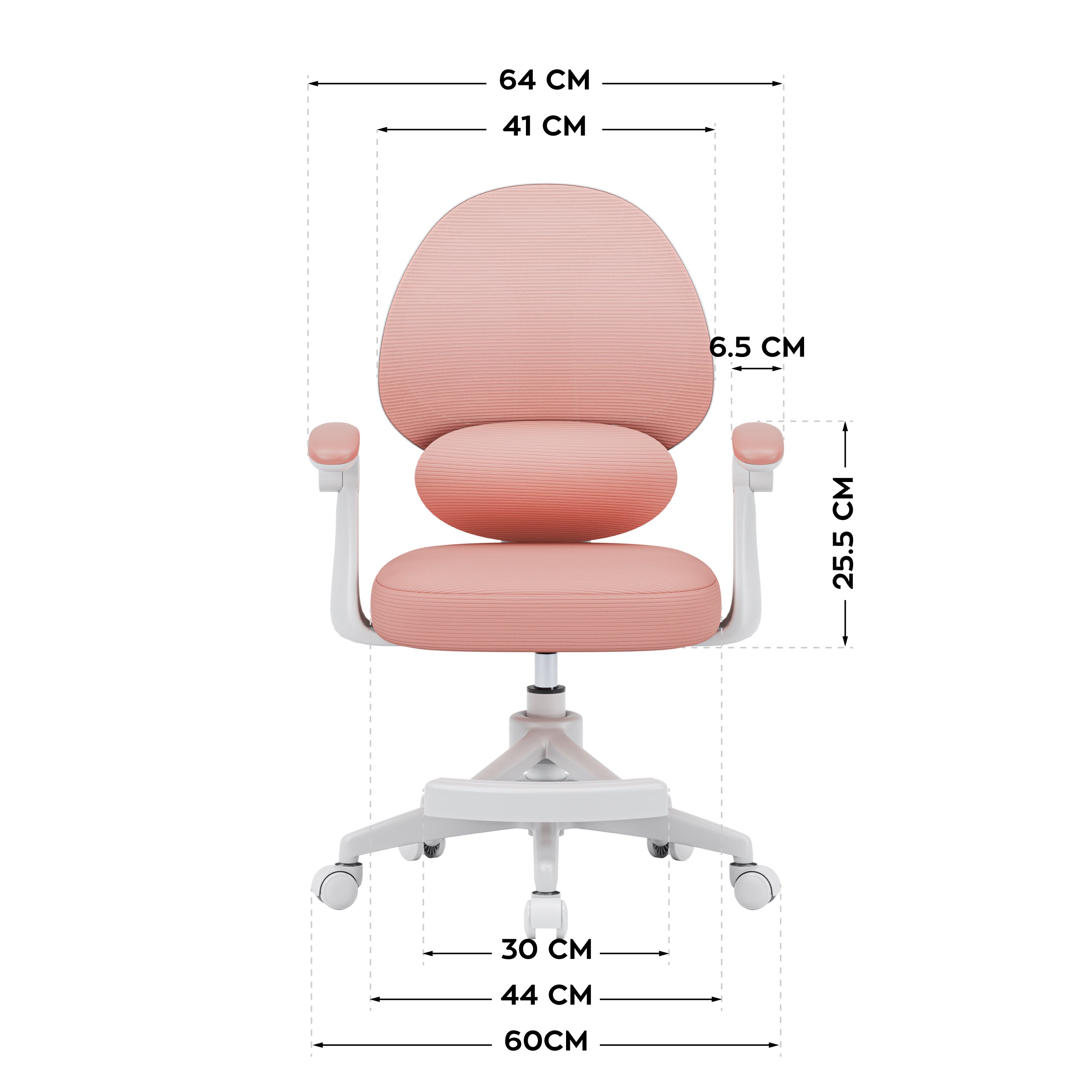 Scaun de birou pentru copii Mark Adler Junior 4.5 Roz