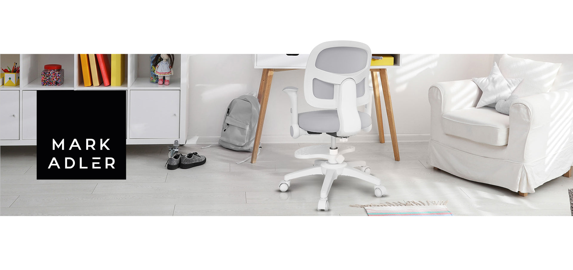 Mark Adler JUNIOR 5.0 Scaun pivotant gri